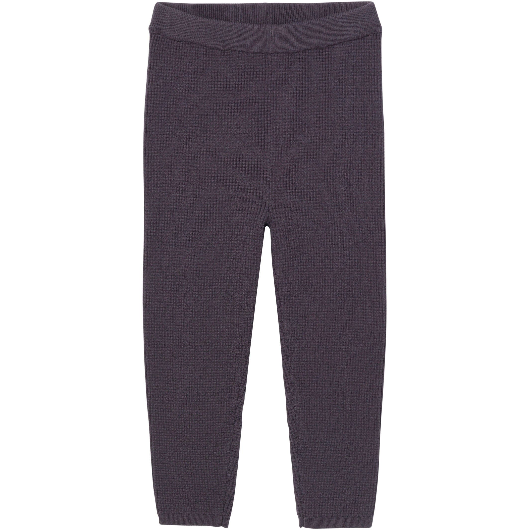 Mommy & Me 2-Piece Dark Grey Hooded Waffle Viscose Top & Legging Bundle - Image 5
