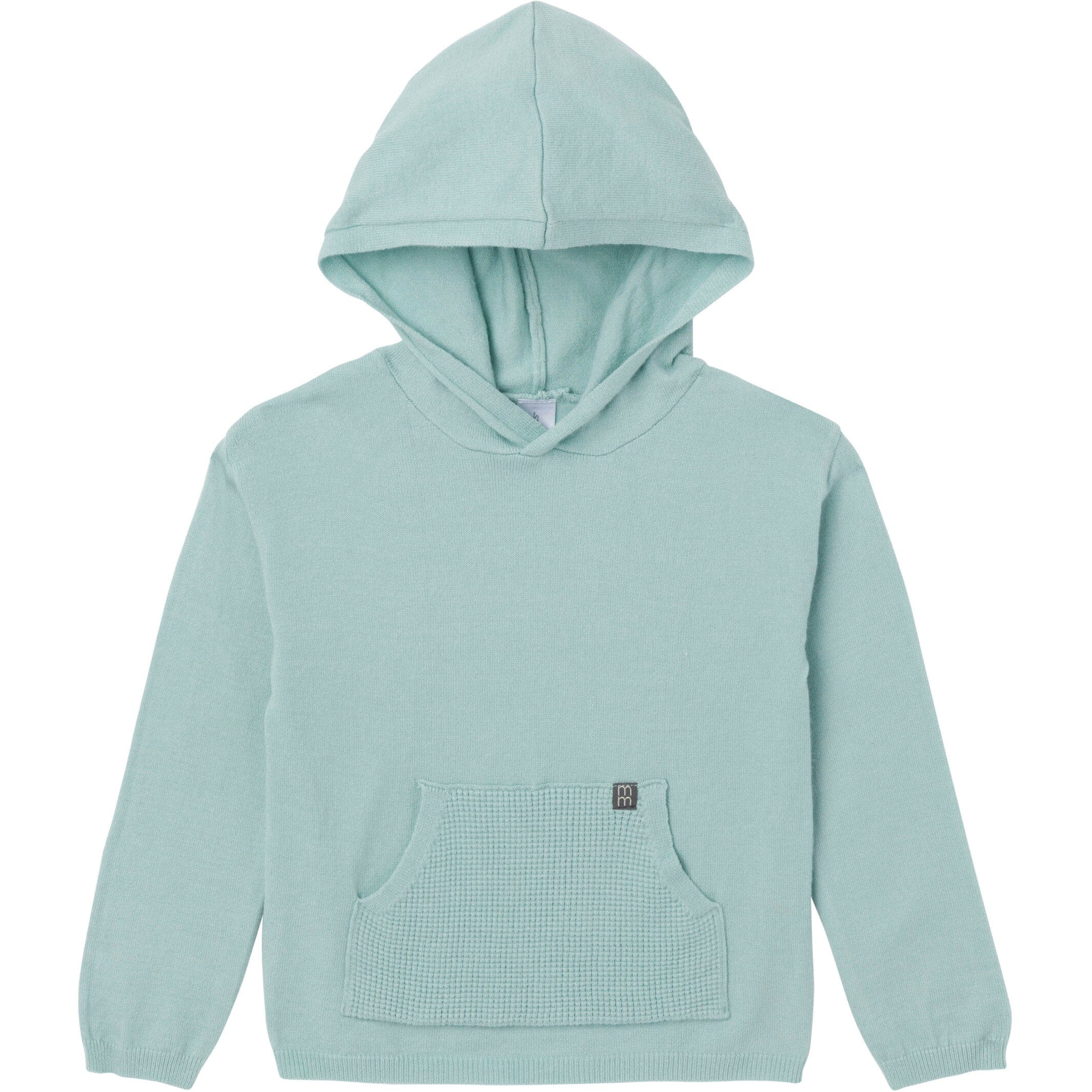 Mommy & Me 2-Piece Medium Sky Hooded Waffle Viscose Top & Legging Bundle - Image 3