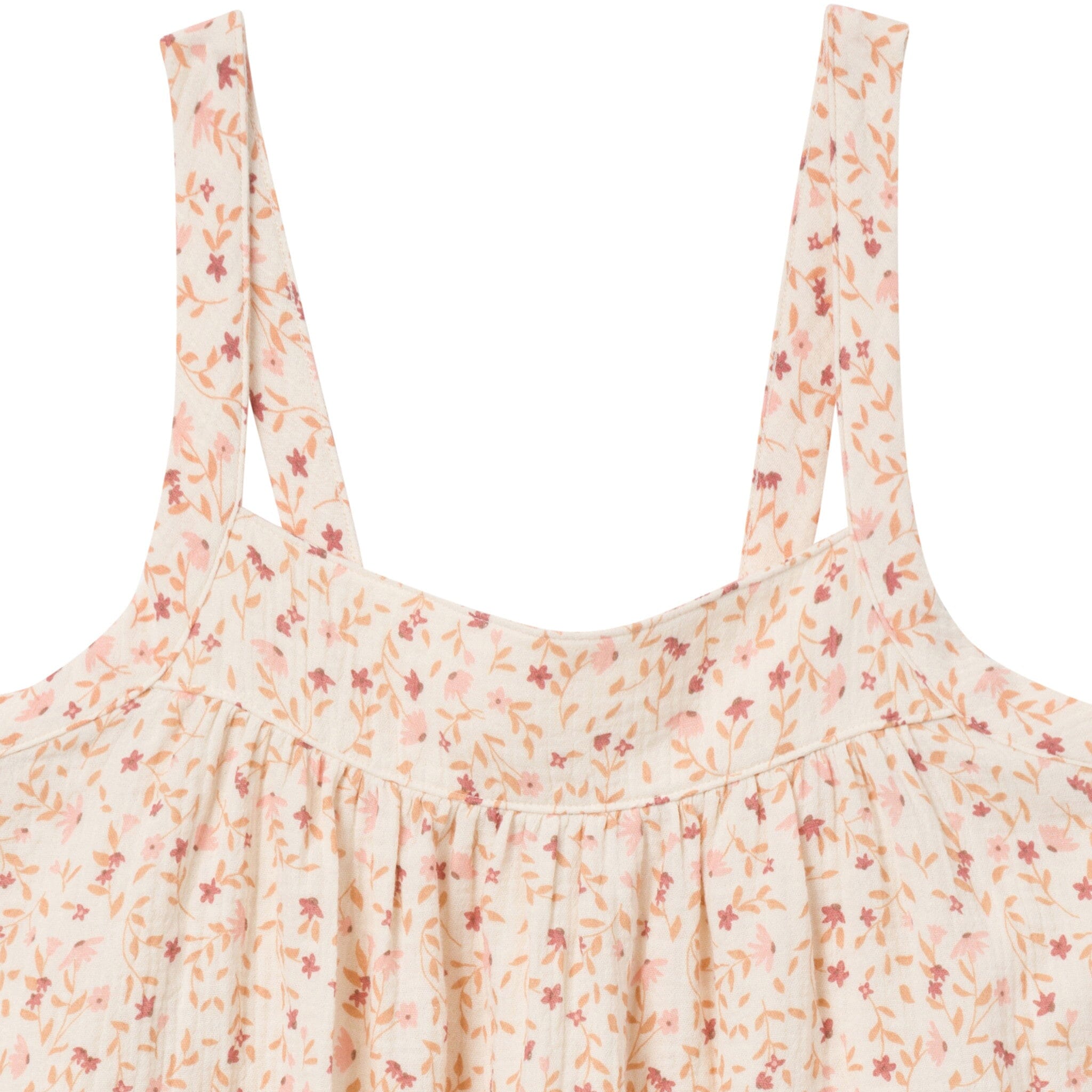 2-Piece Womens Beige Vine Floral Cropped Pants Set - Image 6