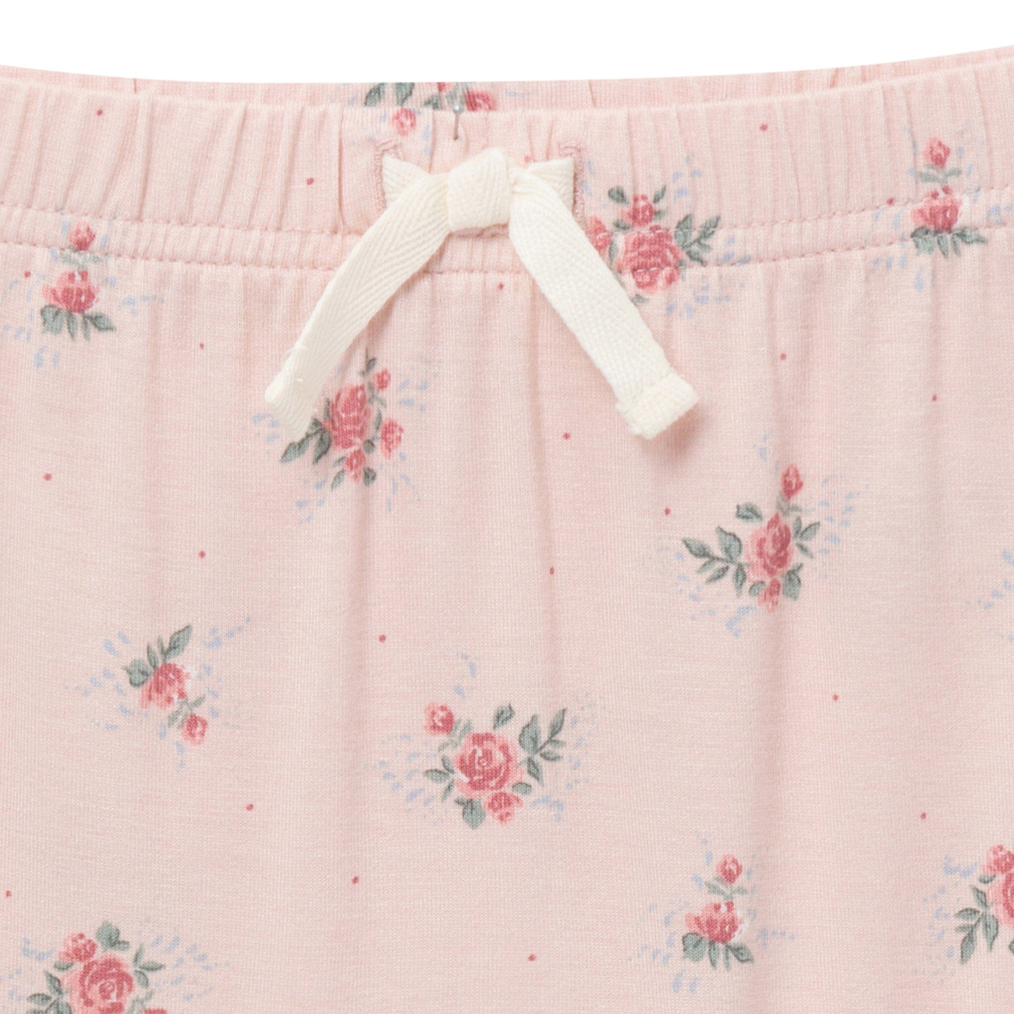 4-Piece Baby Girls Pink Roses Bodysuits and Pants Viscose Set - Image 7