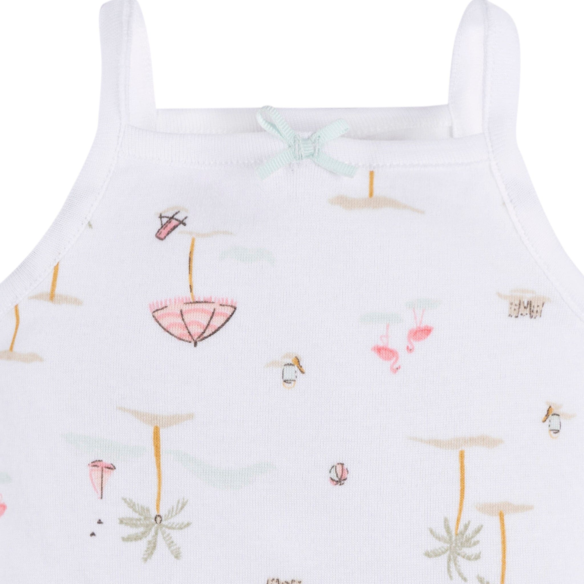 4-Pack Baby Girls Pink Flamingo Sleeveless Onesies® Bodysuits - Image 8