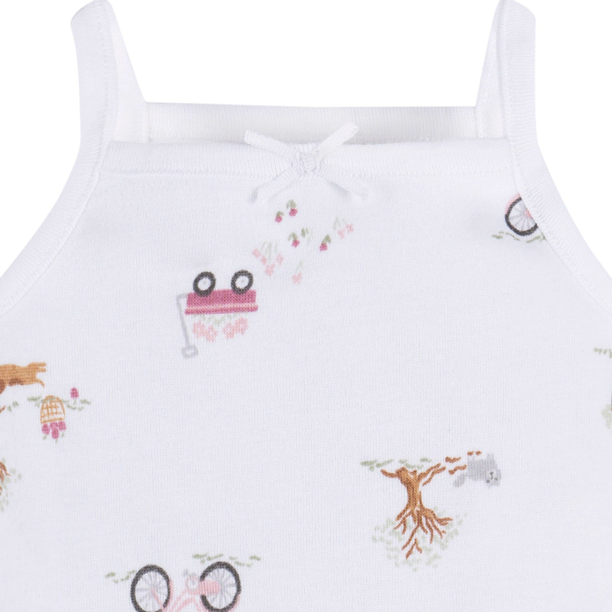 4-Pack Baby Girls Green Floral Sleeveless Onesies® Bodysuits - Image 5