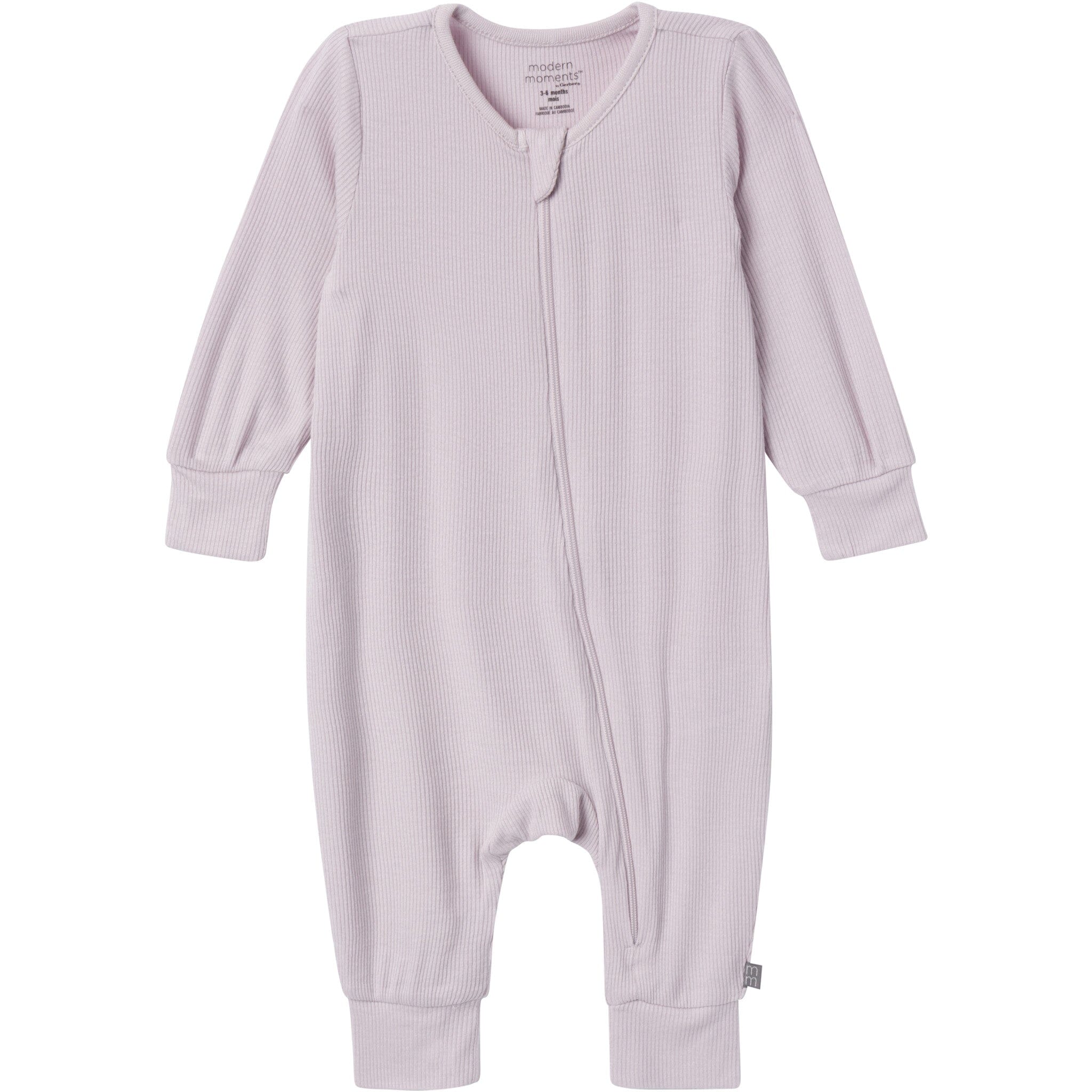 2-Pack Baby Girls Ivory Seashells Zip Front Viscose Rompers - Image 2
