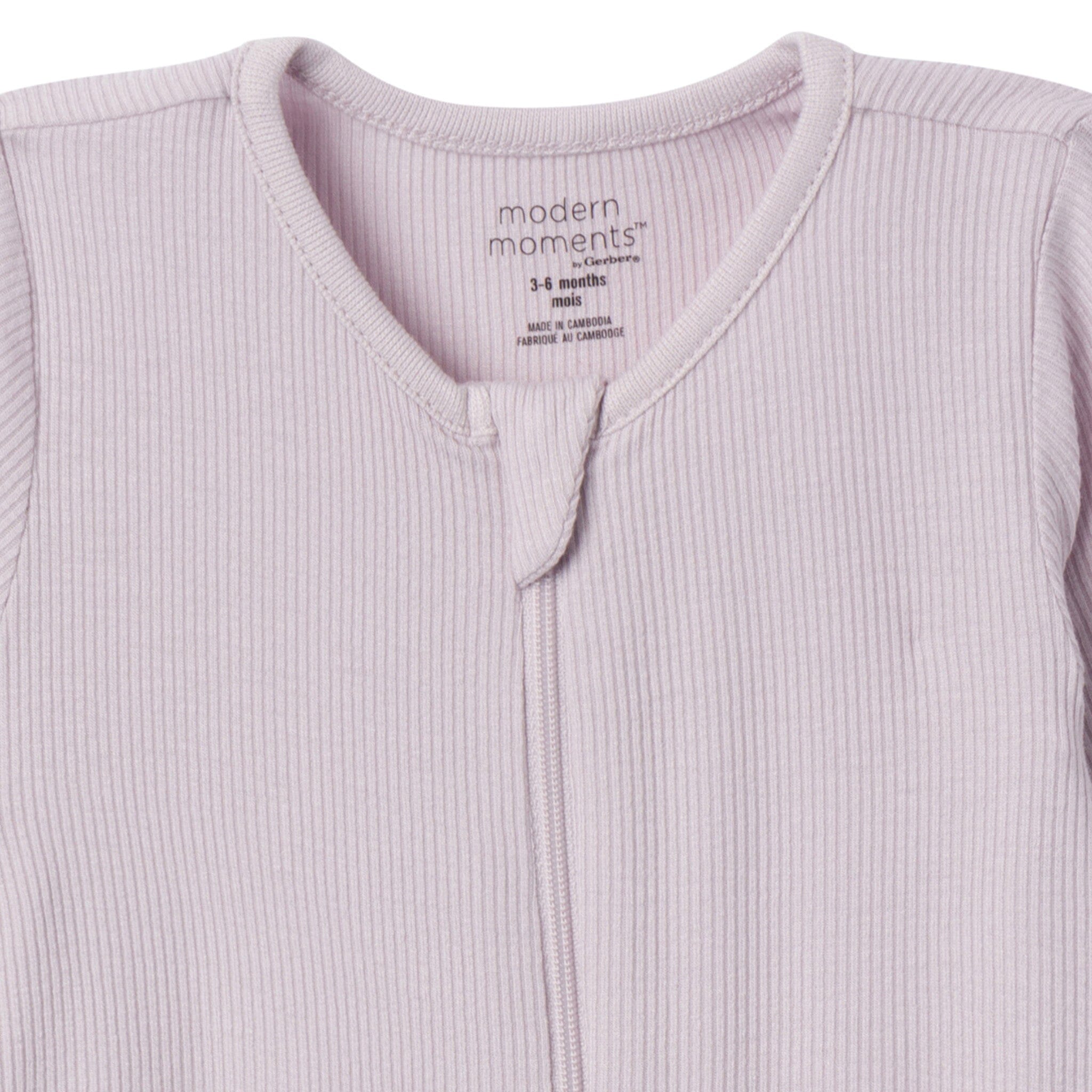 2-Pack Baby Girls Ivory Seashells Zip Front Viscose Rompers - Image 3