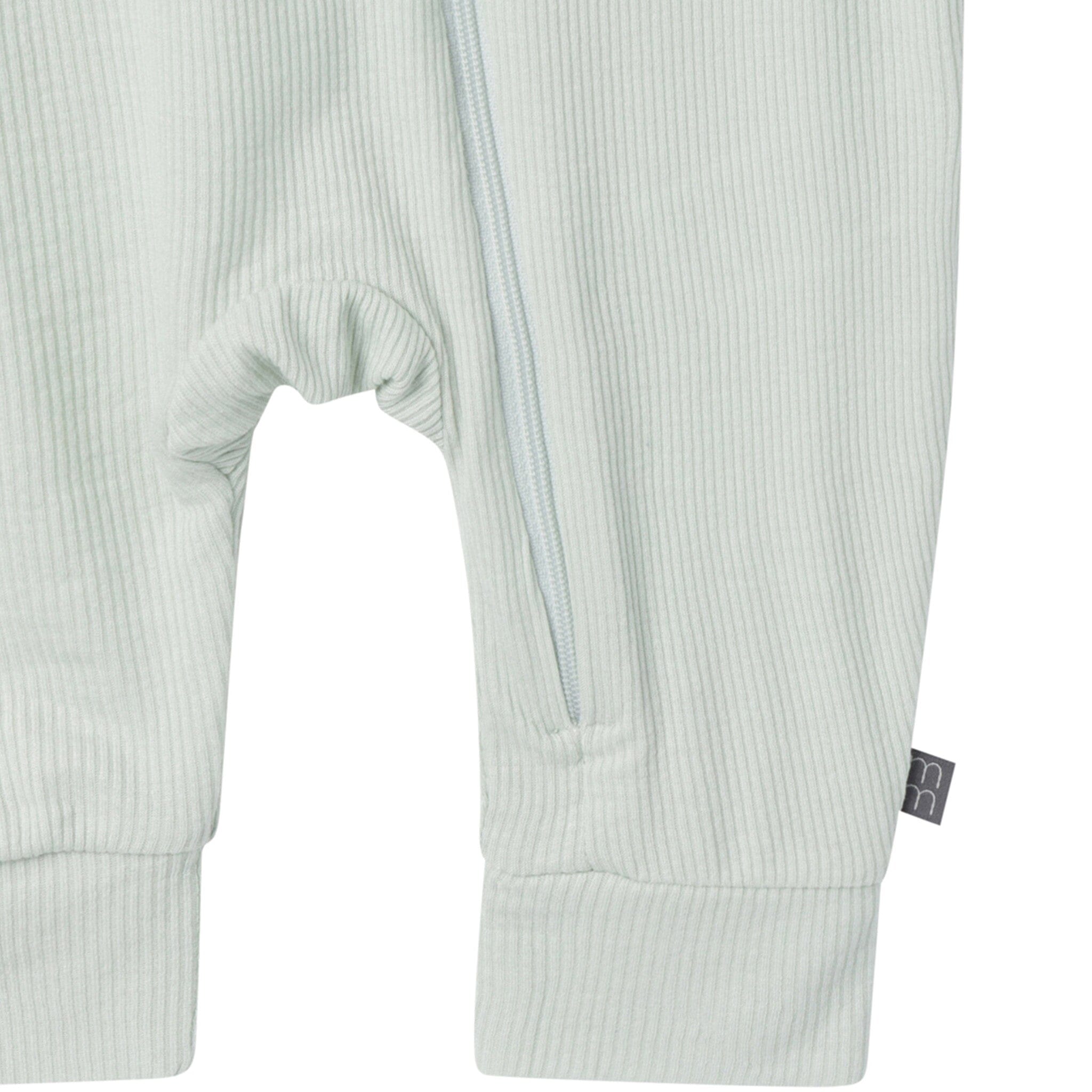 2-Pack Baby Boys Teal Fishing Zip Front Viscose Rompers - Image 4