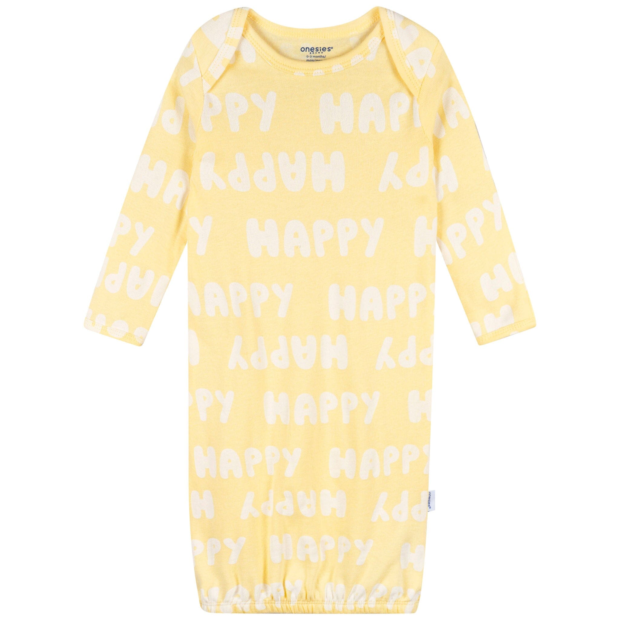 2-Pack Baby Neutral Bananas Gowns - Image 2