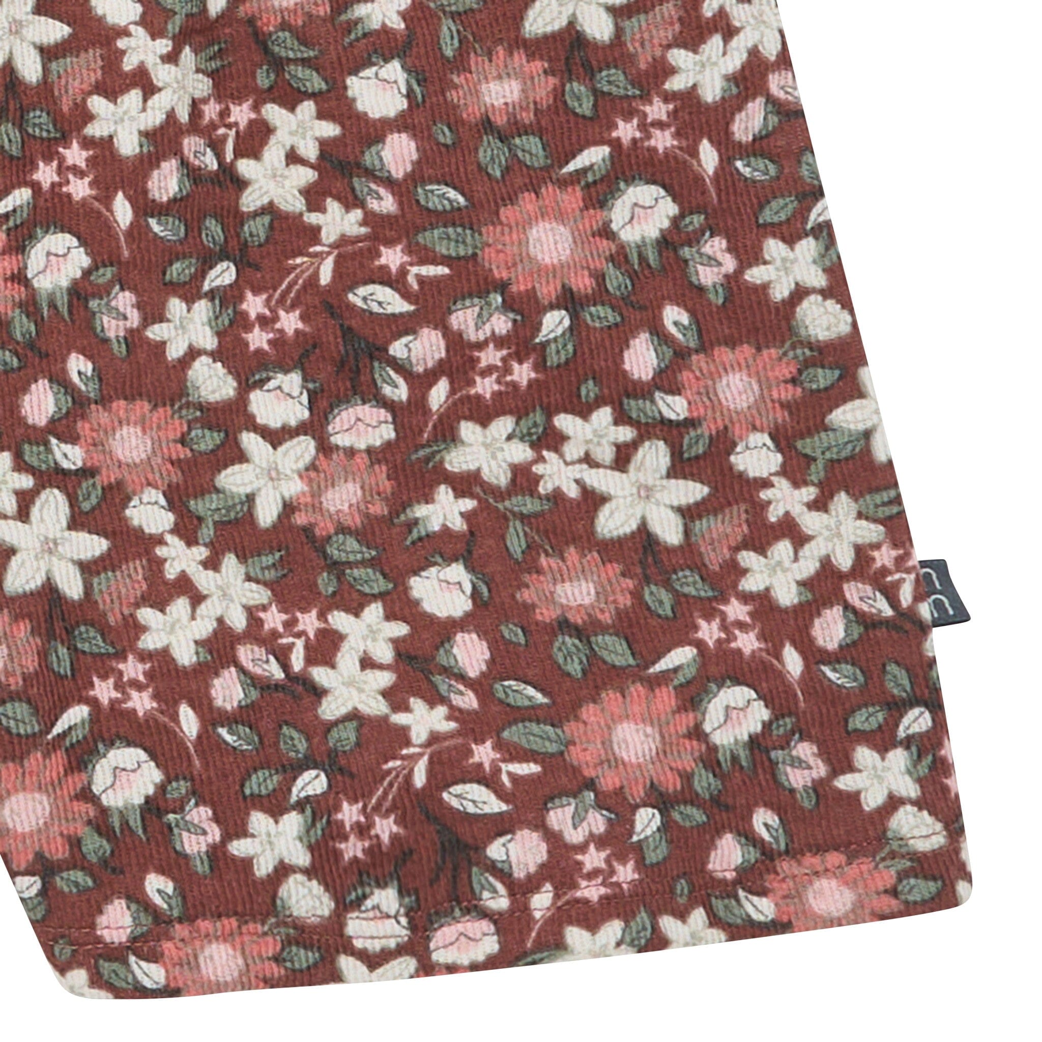 Infant & Toddler Girls Brown Star Floral Ruffle Romper - Image 7