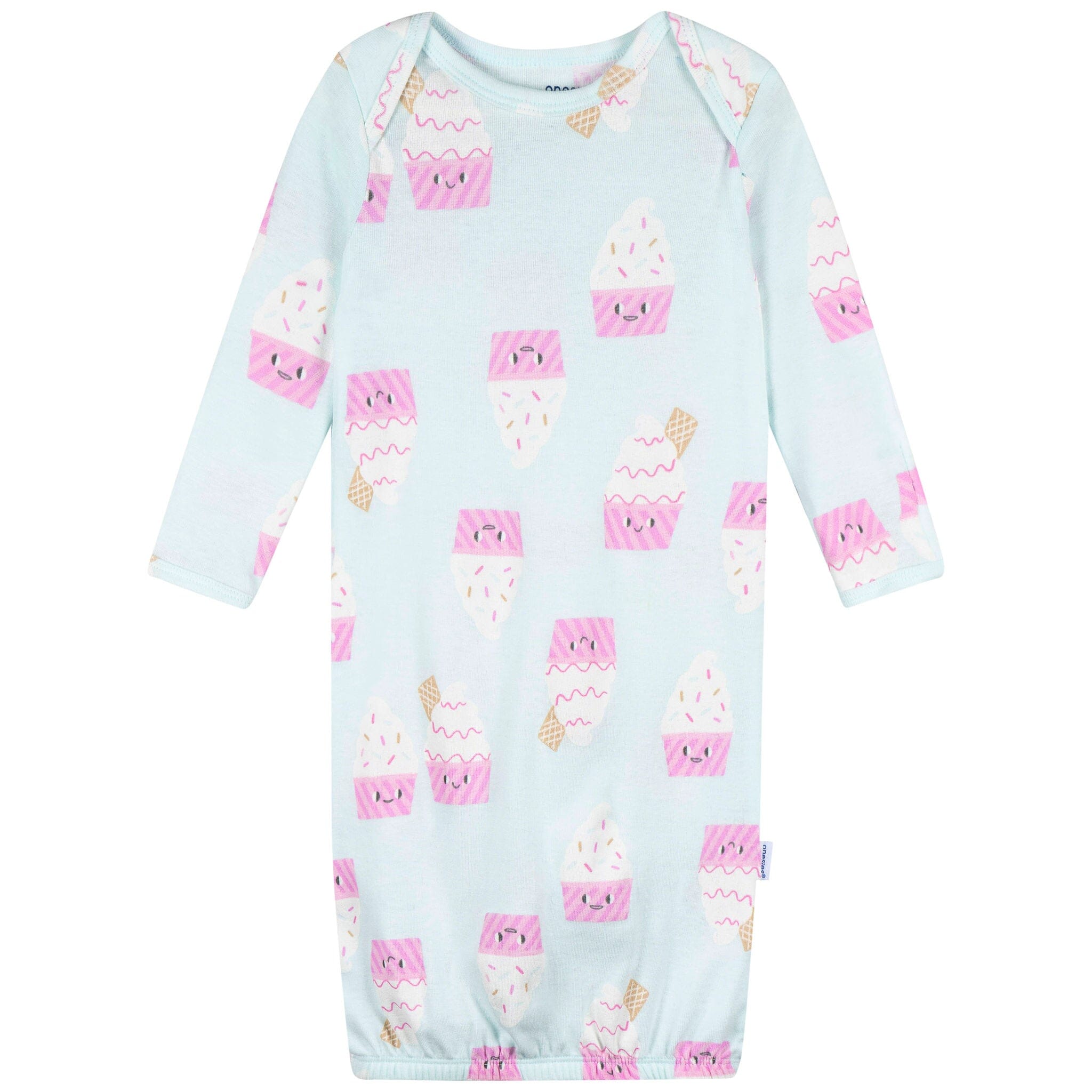 2-Pack Baby Girls Ice Cream Gowns - Image 3