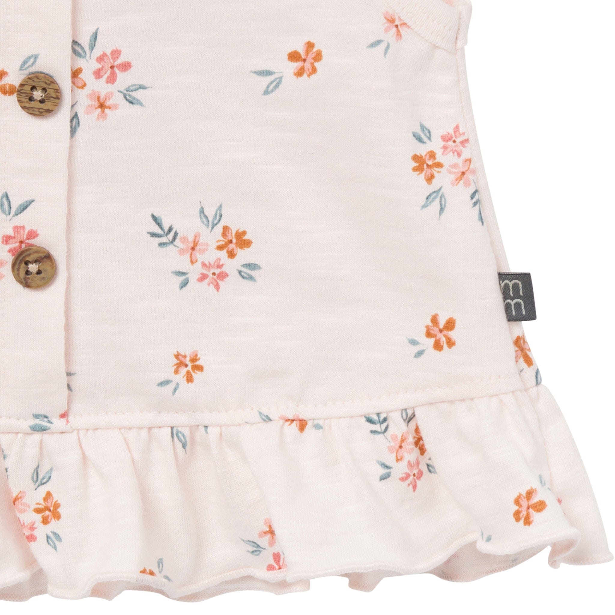 4-Piece Baby Girls Flower Bunches Sleeveless Peplum Tops and Shorts Set - Image 7
