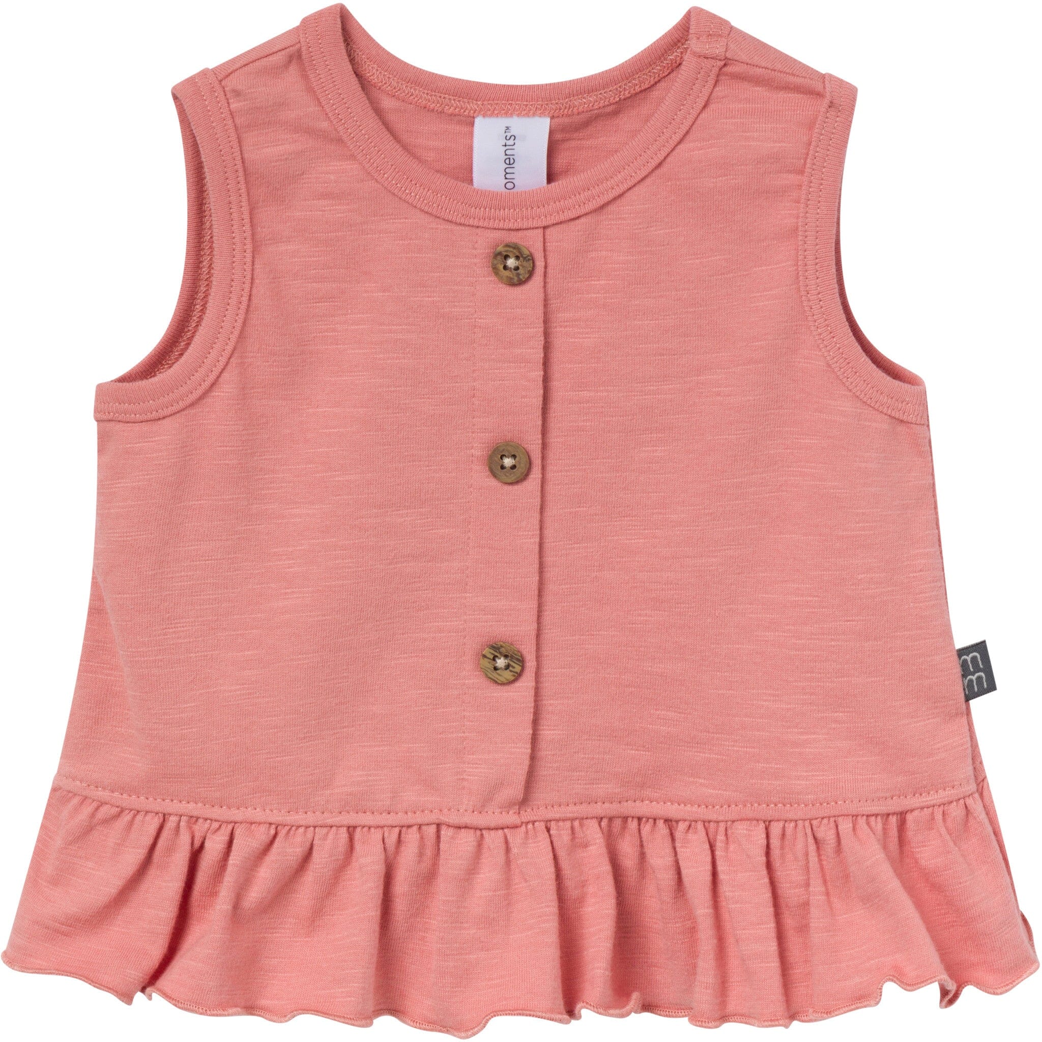 4-Piece Baby Girls Flower Bunches Sleeveless Peplum Tops and Shorts Set - Image 8