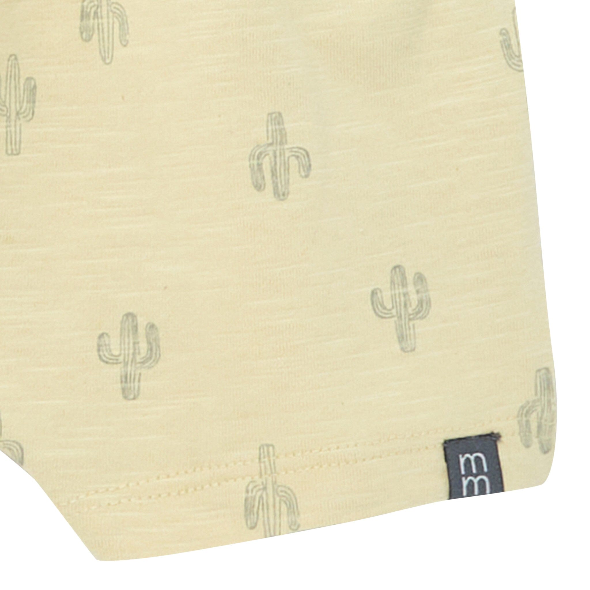 4-Piece Baby Boys Dusty Yellow Cactus Sleeveless Shirts and Shorts Set - Image 7
