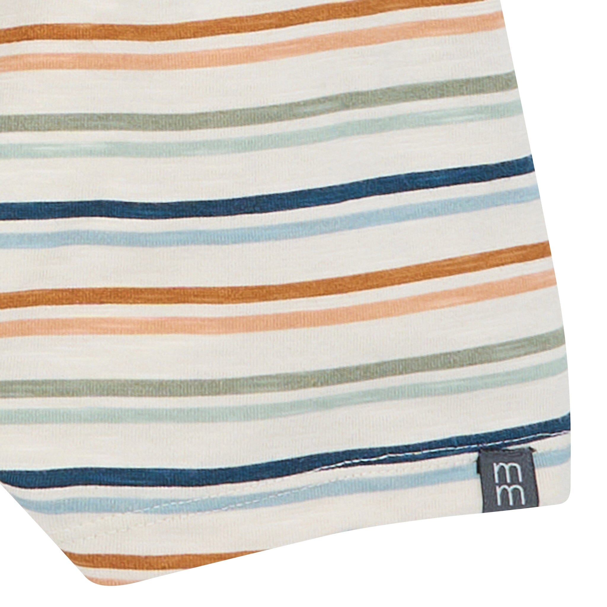 4-Piece Baby Boys Beige Stripe Sleeveless Shirts and Shorts Set - Image 7