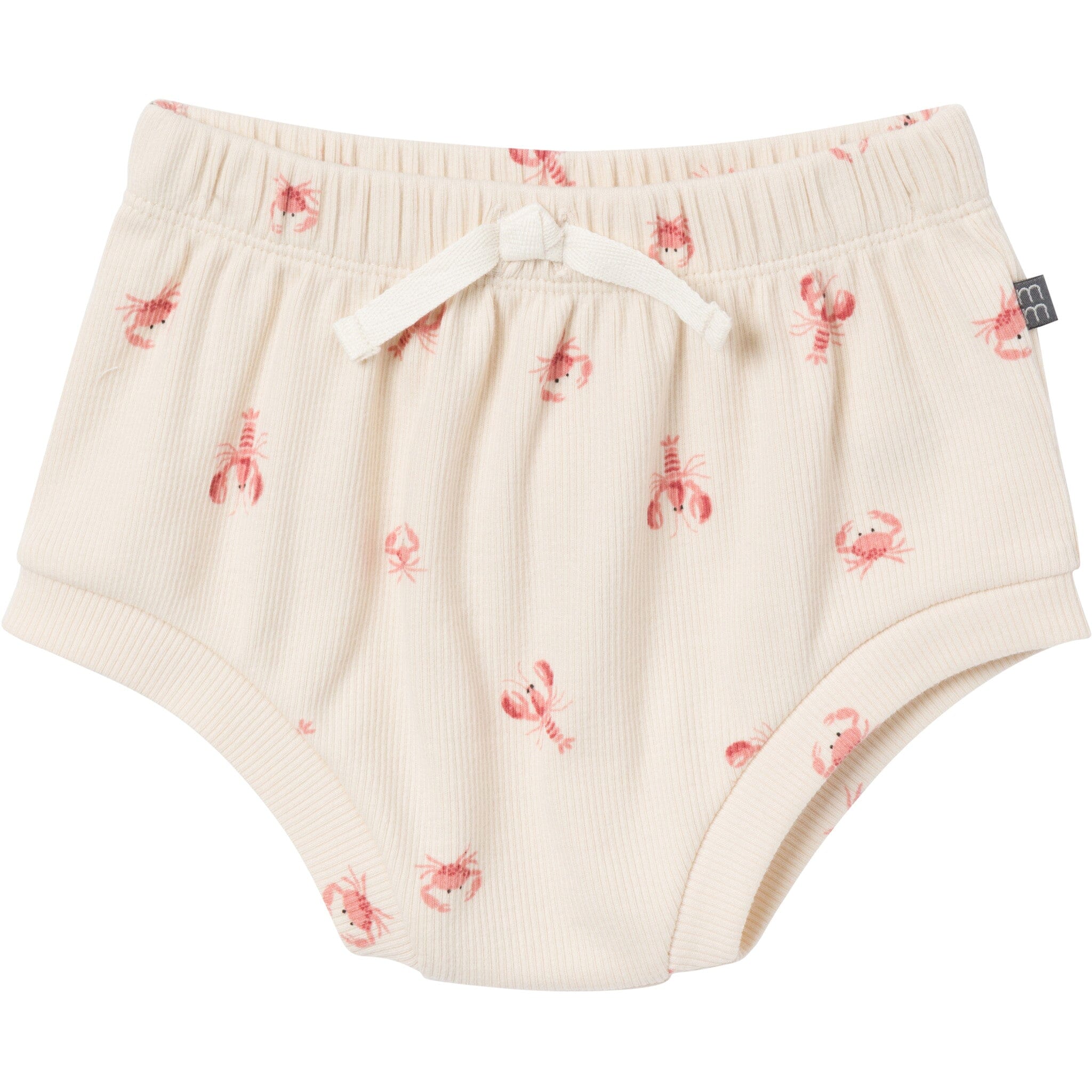 4-Piece Baby Neutral Beige Lobster Short Sleeve Bodysuits and Shorts Set - Image 9