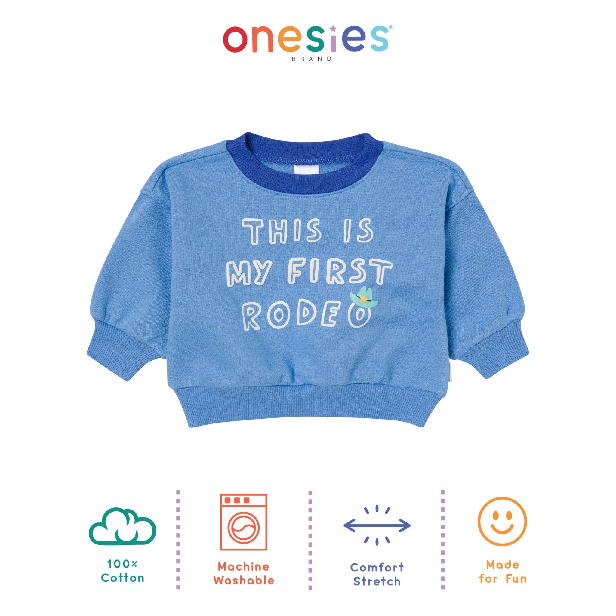 Baby Neutral Rodeo Sweatshirt - Image 4