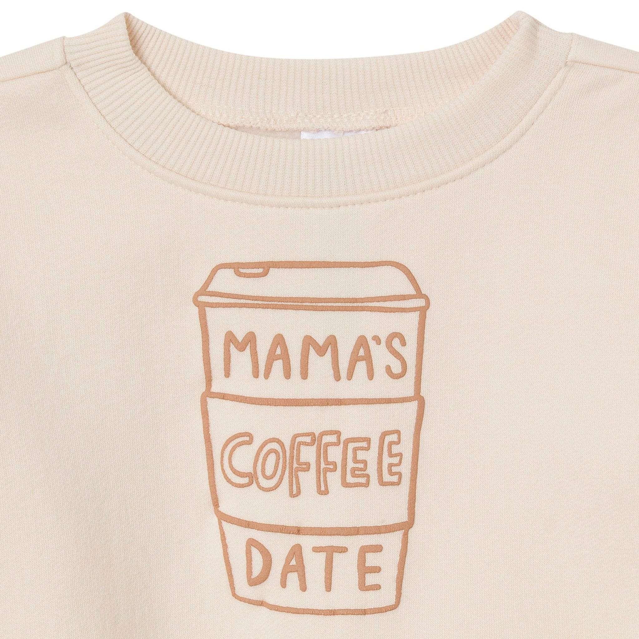 Baby Neutral Coffee Sweatshirt - Image 2