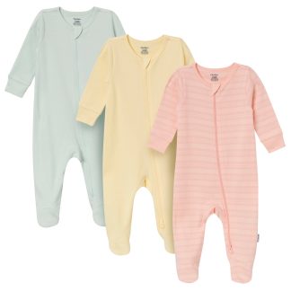 3-Pack Baby Neutral Mint, Peach & Yellow Sleep 'N Play
