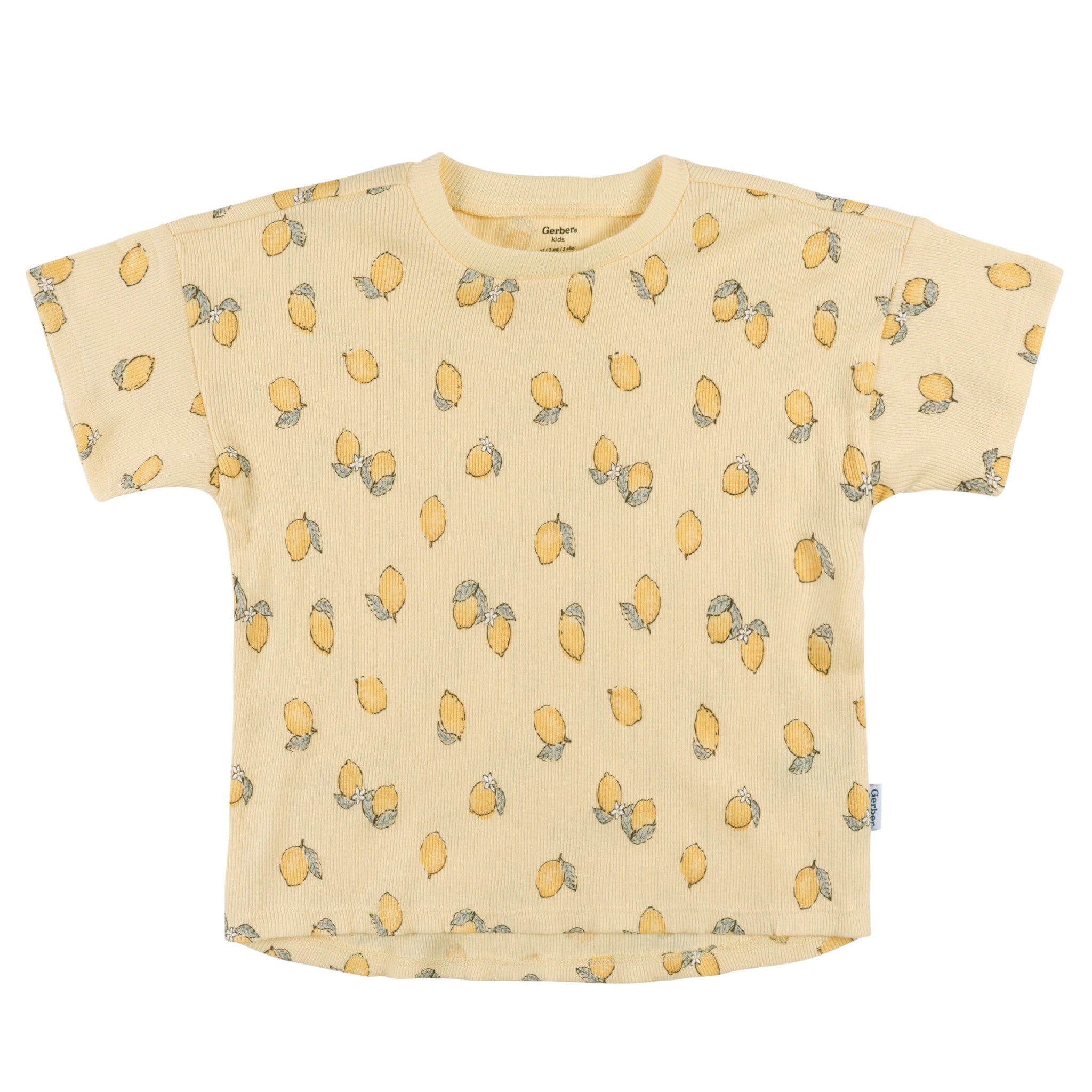 3-Piece Infant & Toddler Girls Lemons Shirts and Shorts Set - Image 9