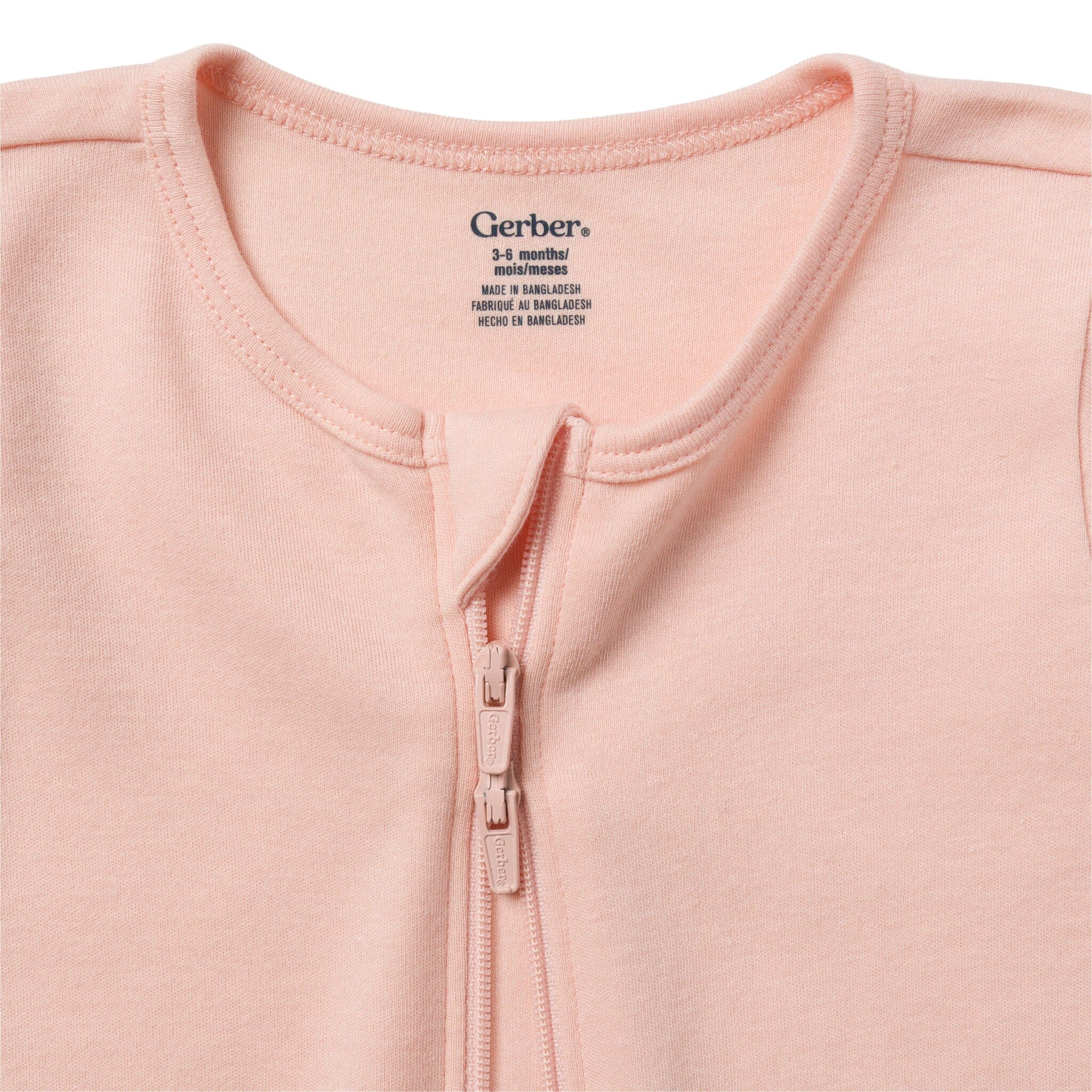 3-Pack Baby Girls Apricot, Rose & Sage Sleep 'N Play - Image 3