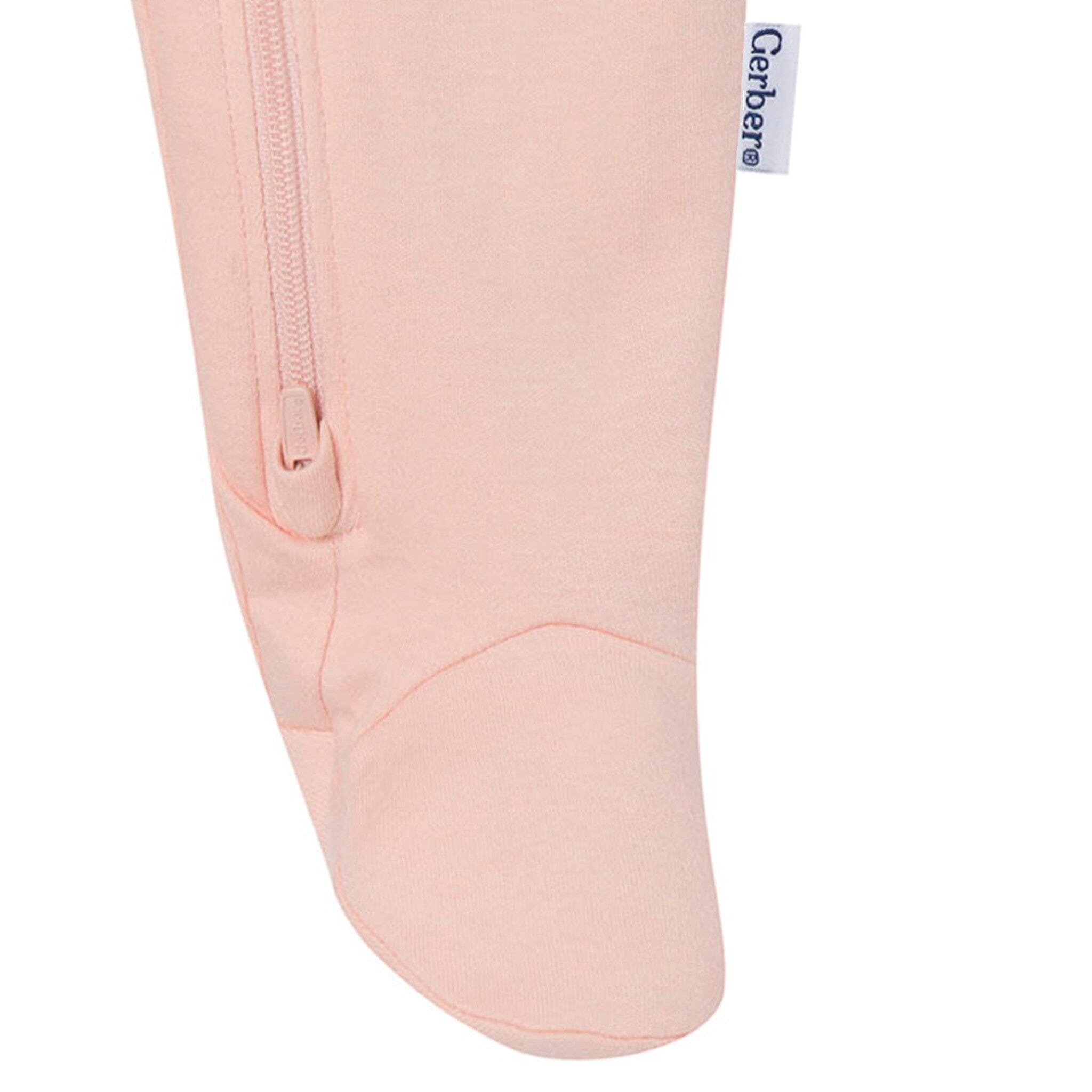 3-Pack Baby Girls Apricot, Rose & Sage Sleep 'N Play - Image 4