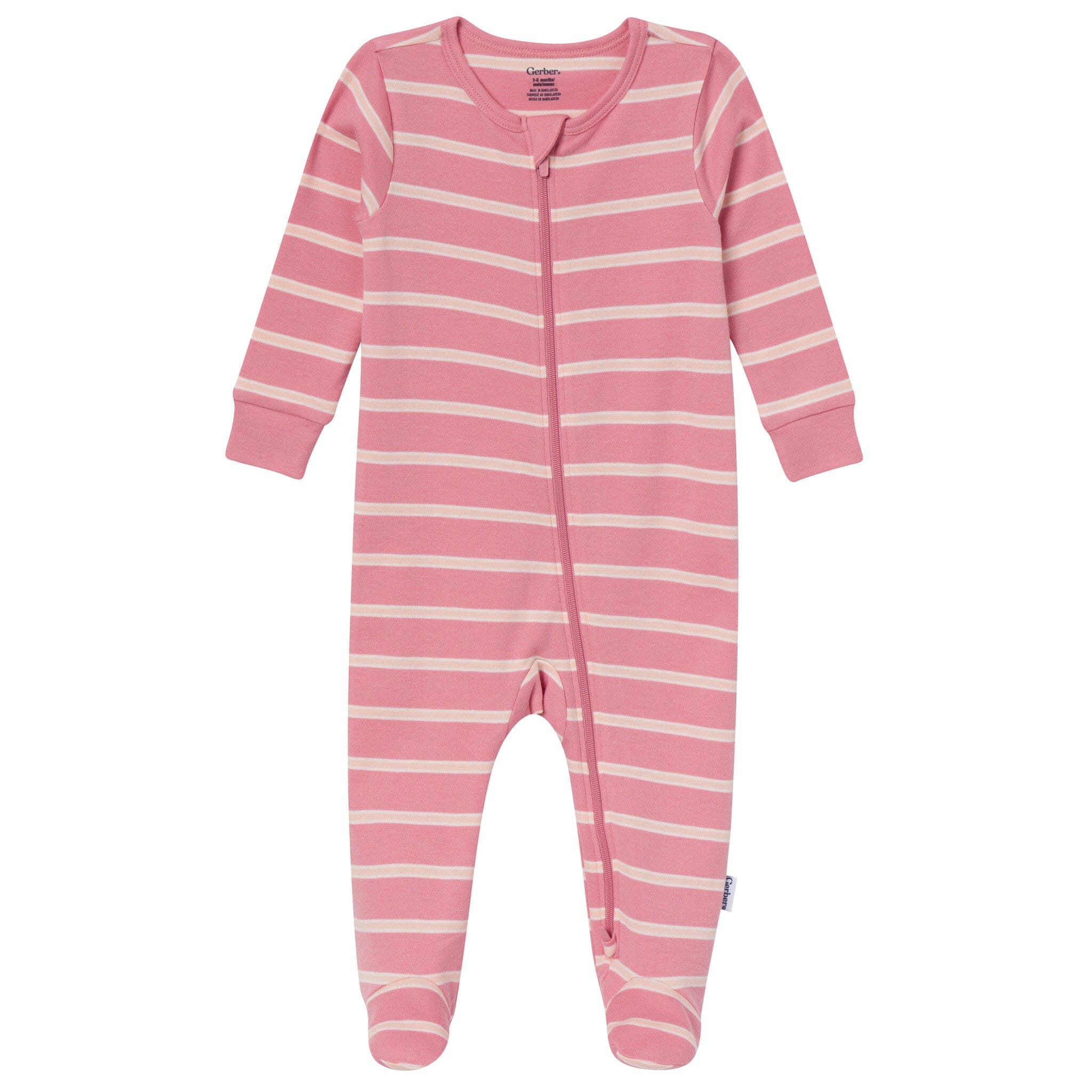 3-Pack Baby Girls Apricot, Rose & Sage Sleep 'N Play - Image 5