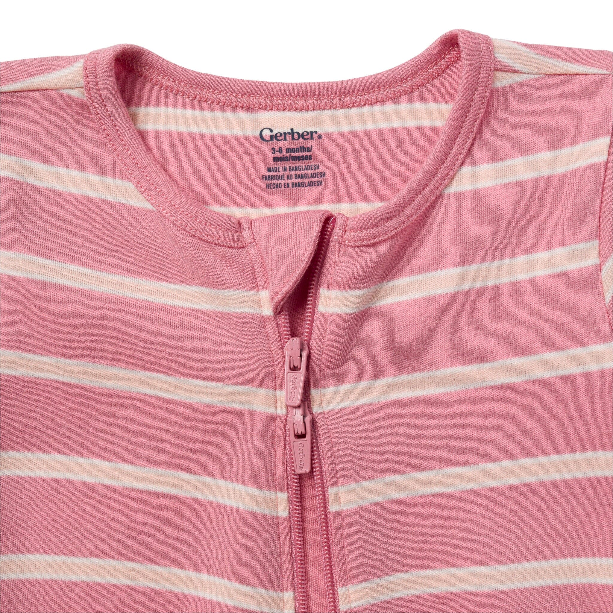 3-Pack Baby Girls Apricot, Rose & Sage Sleep 'N Play - Image 6