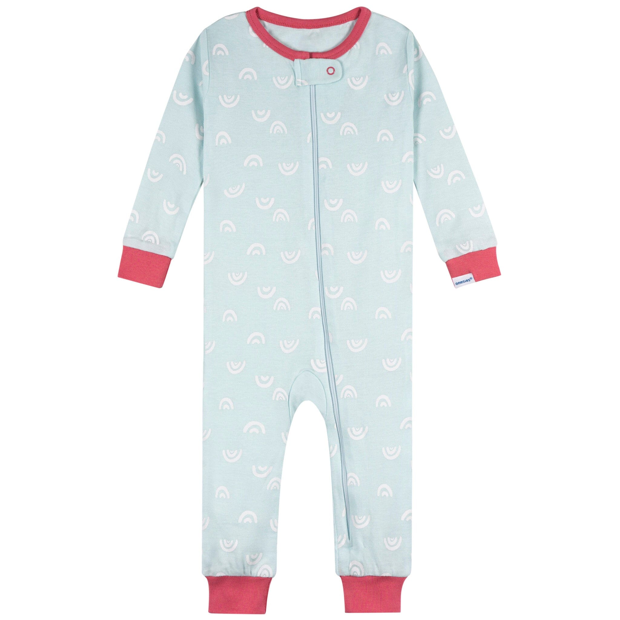 3-Pack Baby Girls Starry Nights Footless Pajamas - Image 4