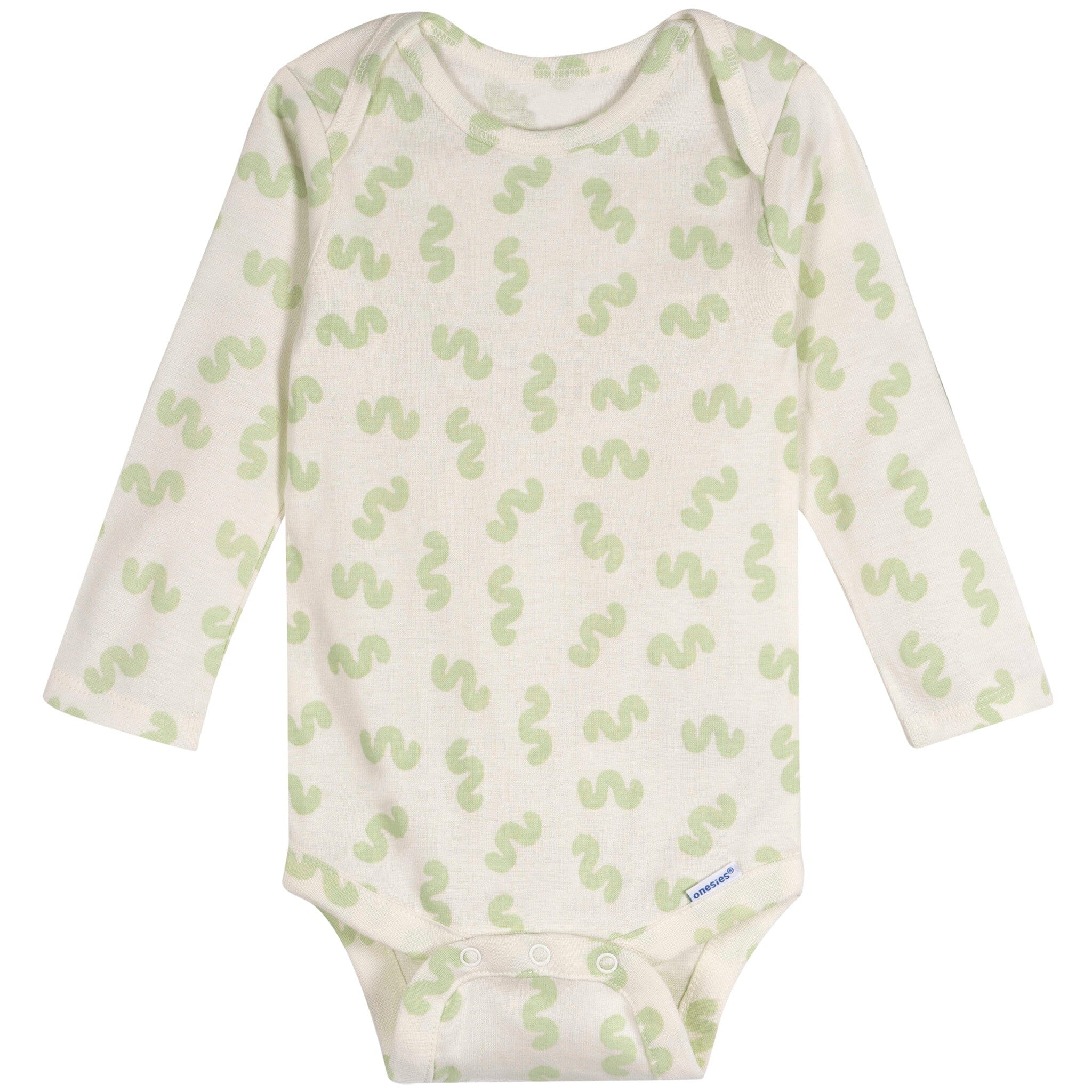 6-Pack Baby Neutral Giraffes Long Sleeve Onesies® Bodysuits - Image 5