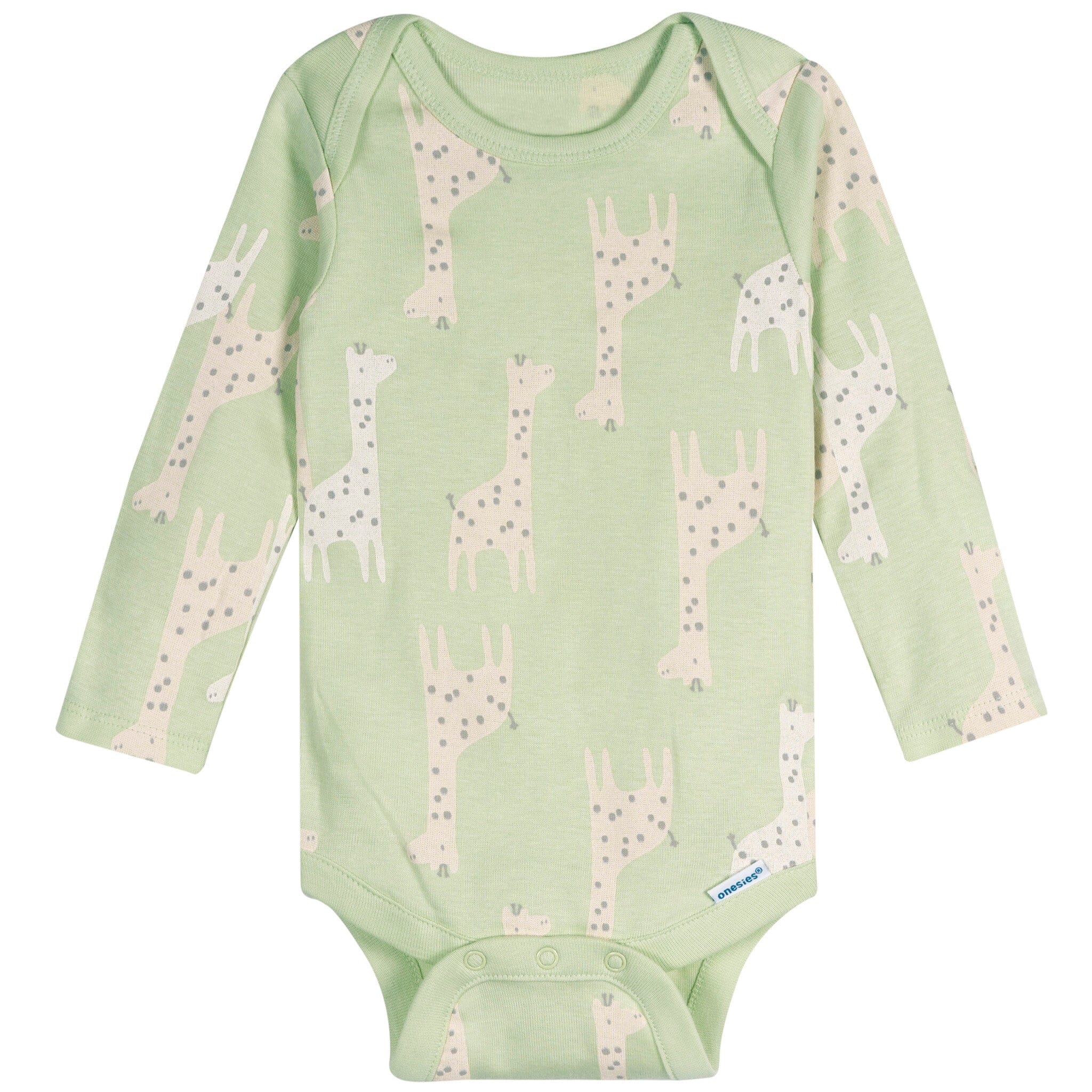 6-Pack Baby Neutral Giraffes Long Sleeve Onesies® Bodysuits - Image 8