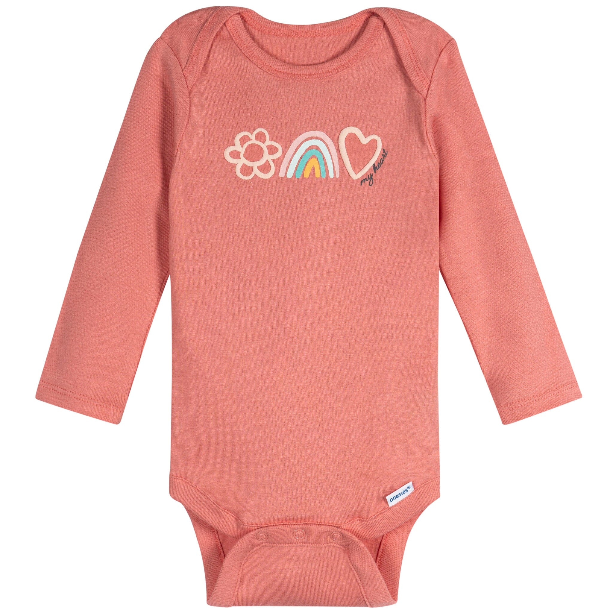6-Pack Baby Girls Puppies Long Sleeve Onesies® Bodysuits - Image 8