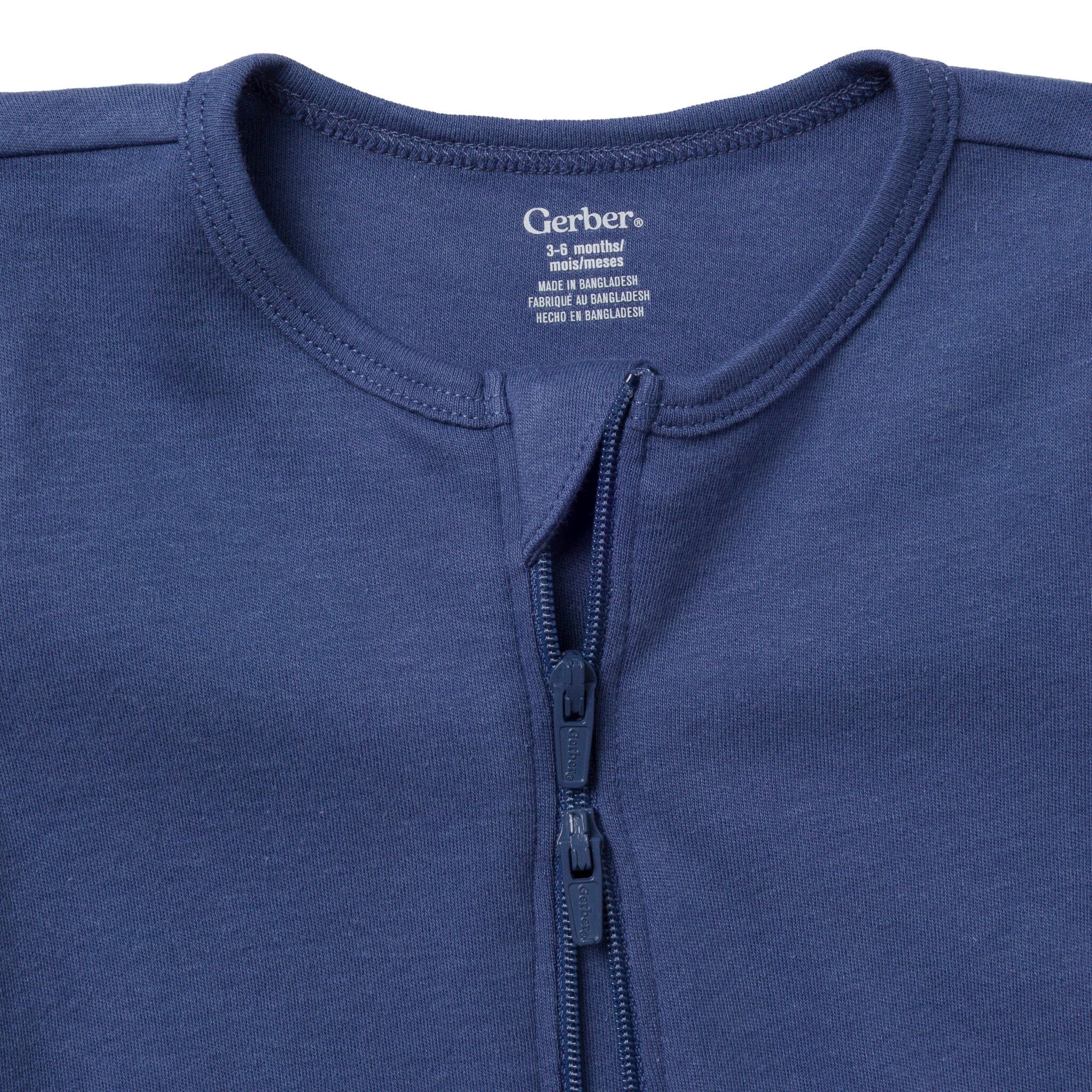 3-Pack Baby Boys Navy, Cream & Sage Sleep 'N Play - Image 3