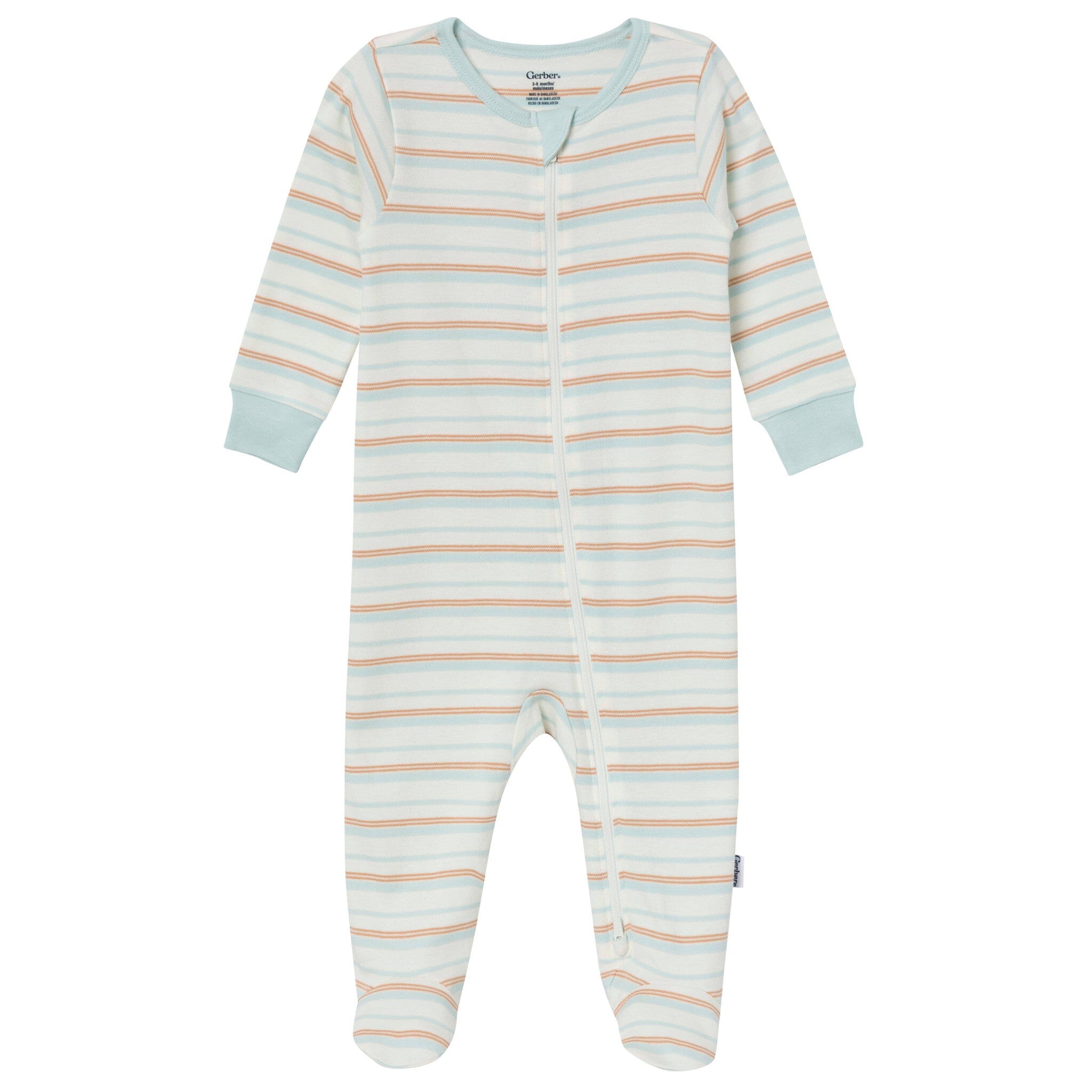 3-Pack Baby Boys Navy, Cream & Sage Sleep 'N Play - Image 7