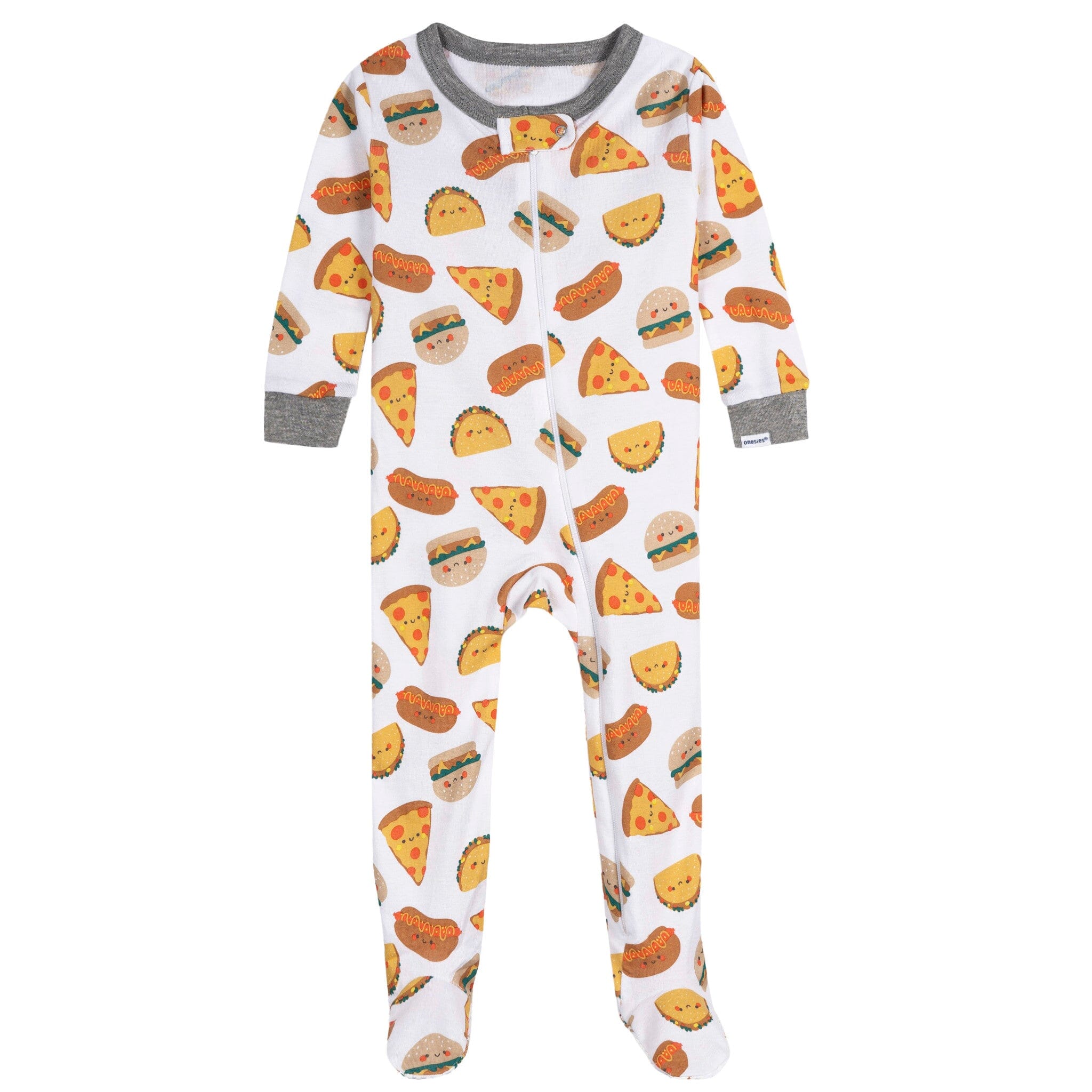 4-Pack Baby Boys Treats Snug Fit Footed Pajamas - Image 8