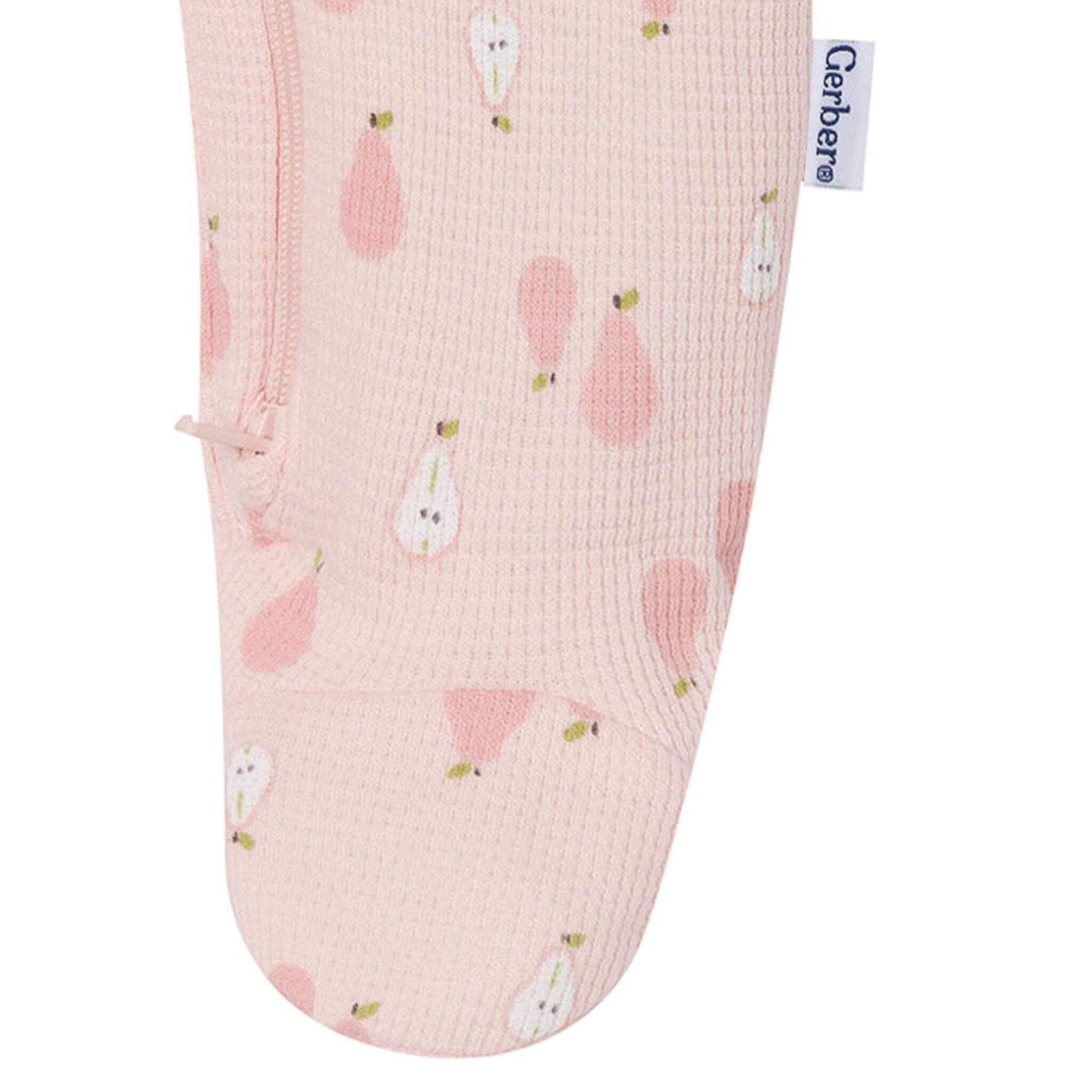 2-Pack Baby Girls Pink Pears Sleep 'N Play - Image 4
