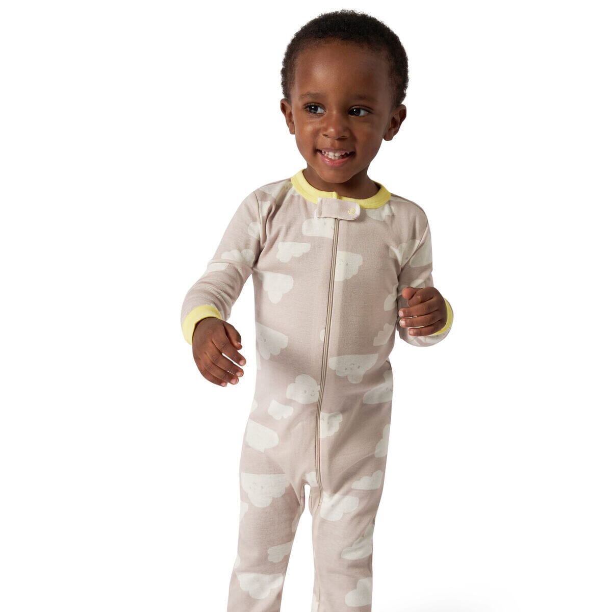 3-Pack Baby Neutral Goodnight Footless Pajamas - Image 3