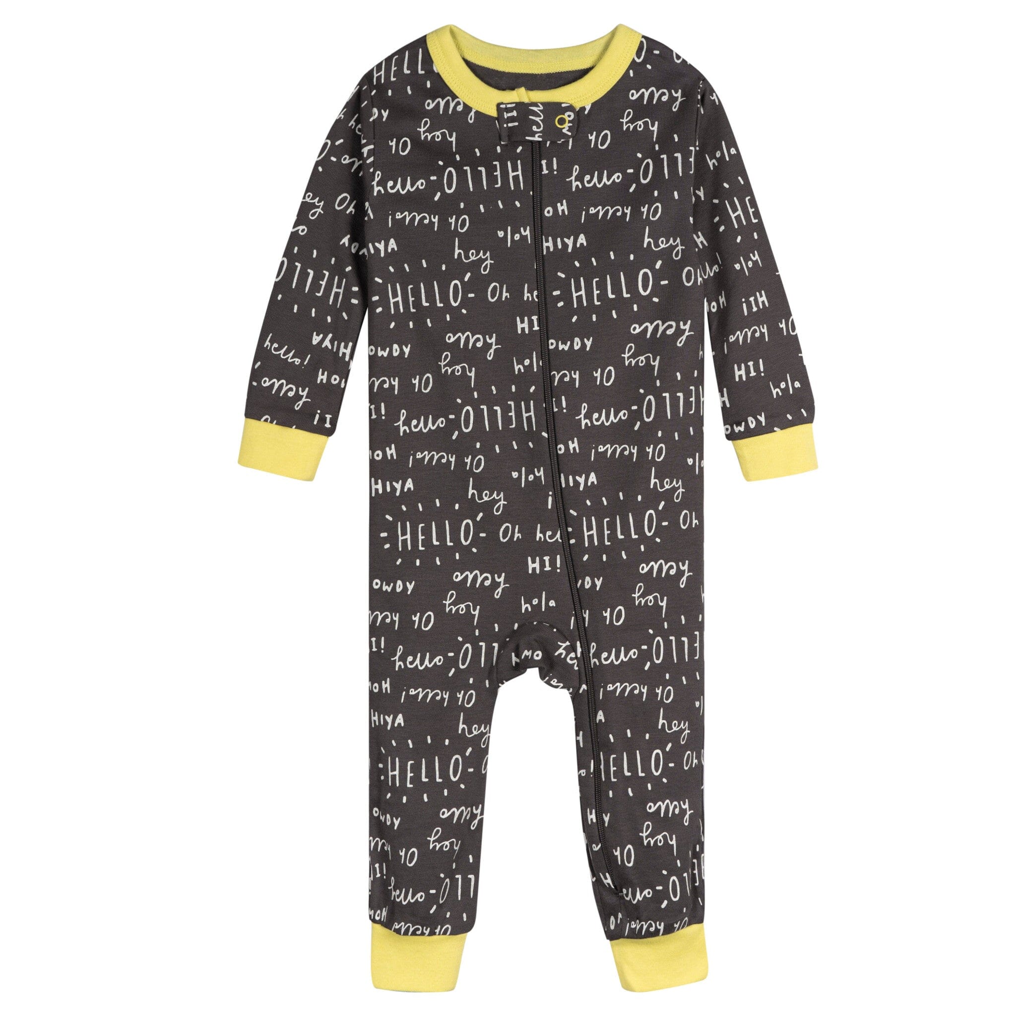 3-Pack Baby Neutral Goodnight Footless Pajamas - Image 6