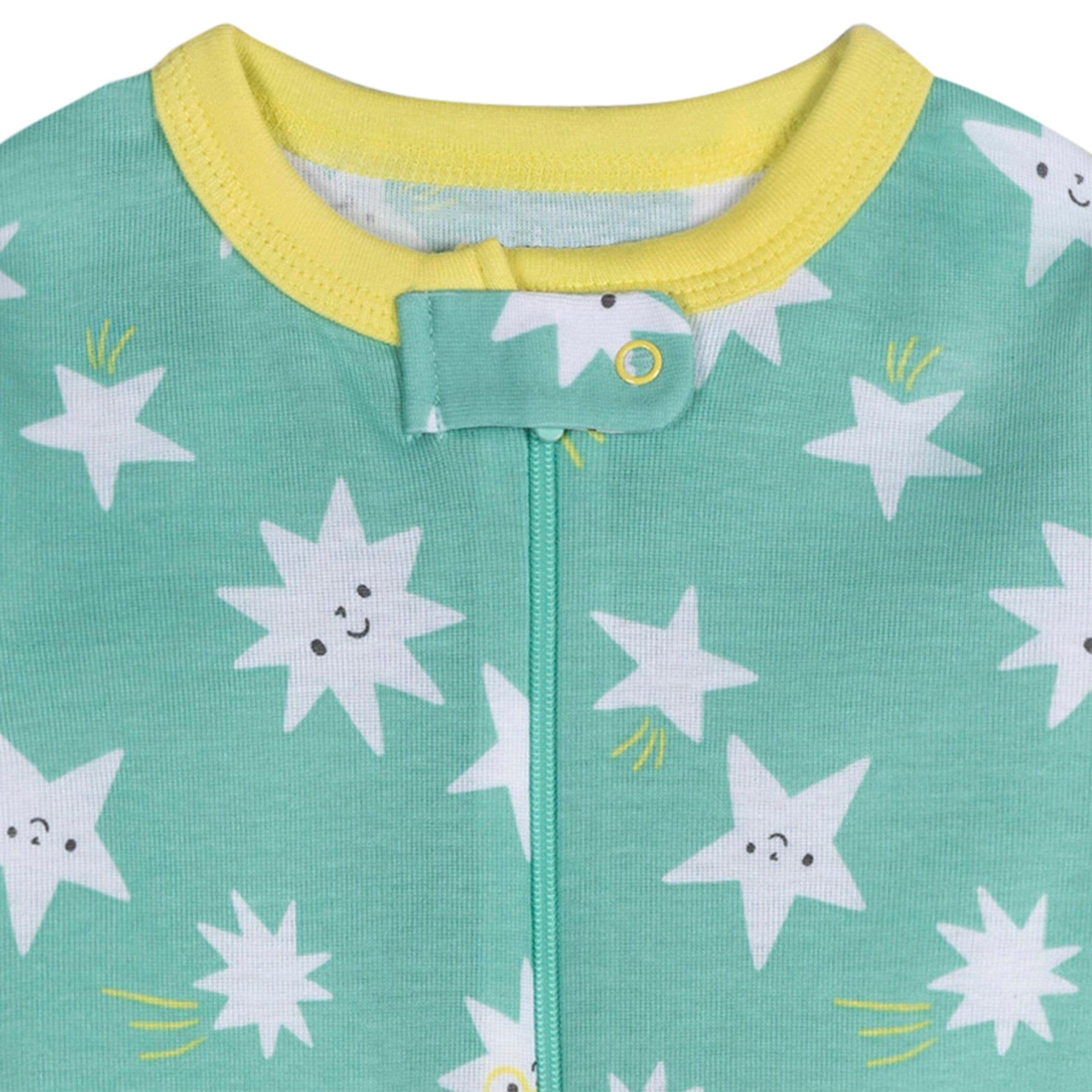 3-Pack Baby Neutral Goodnight Footless Pajamas - Image 9
