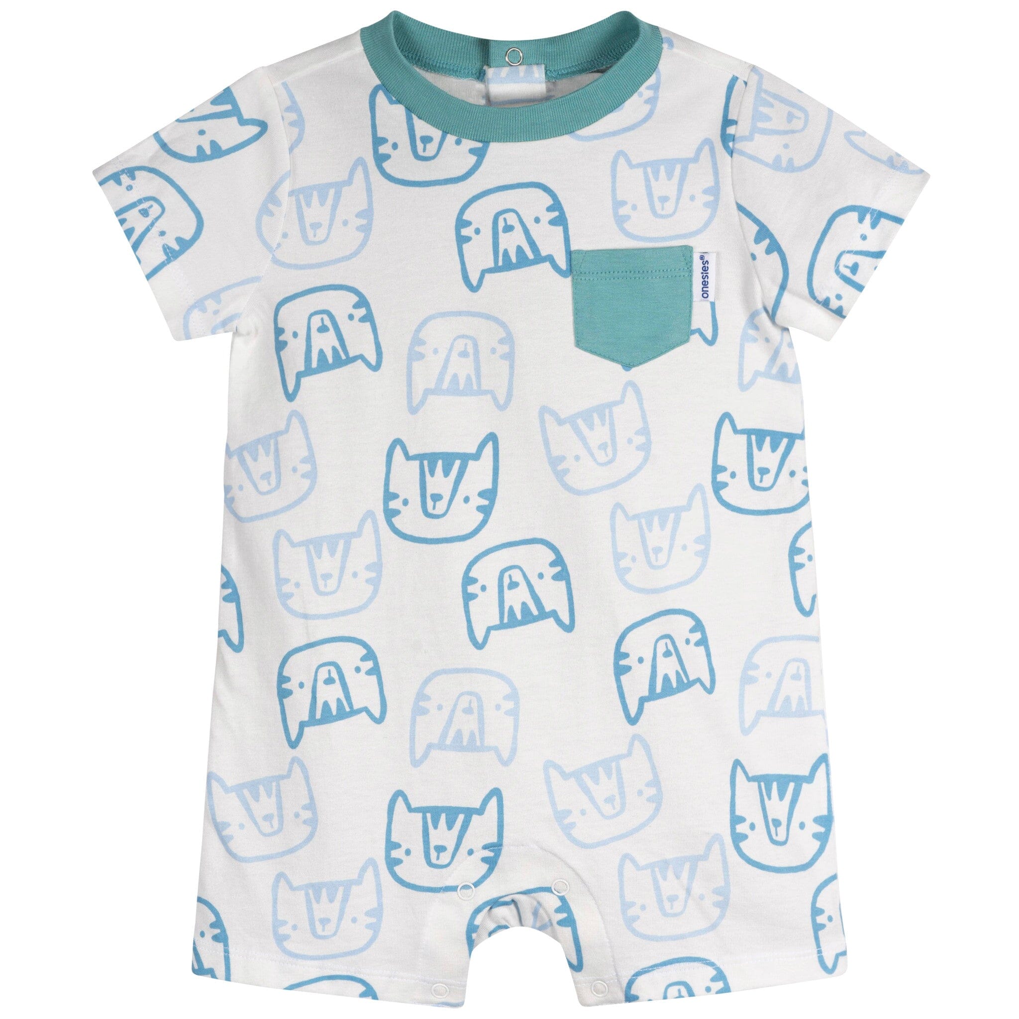 3-Pack Baby Boys Critters Rompers - Image 2