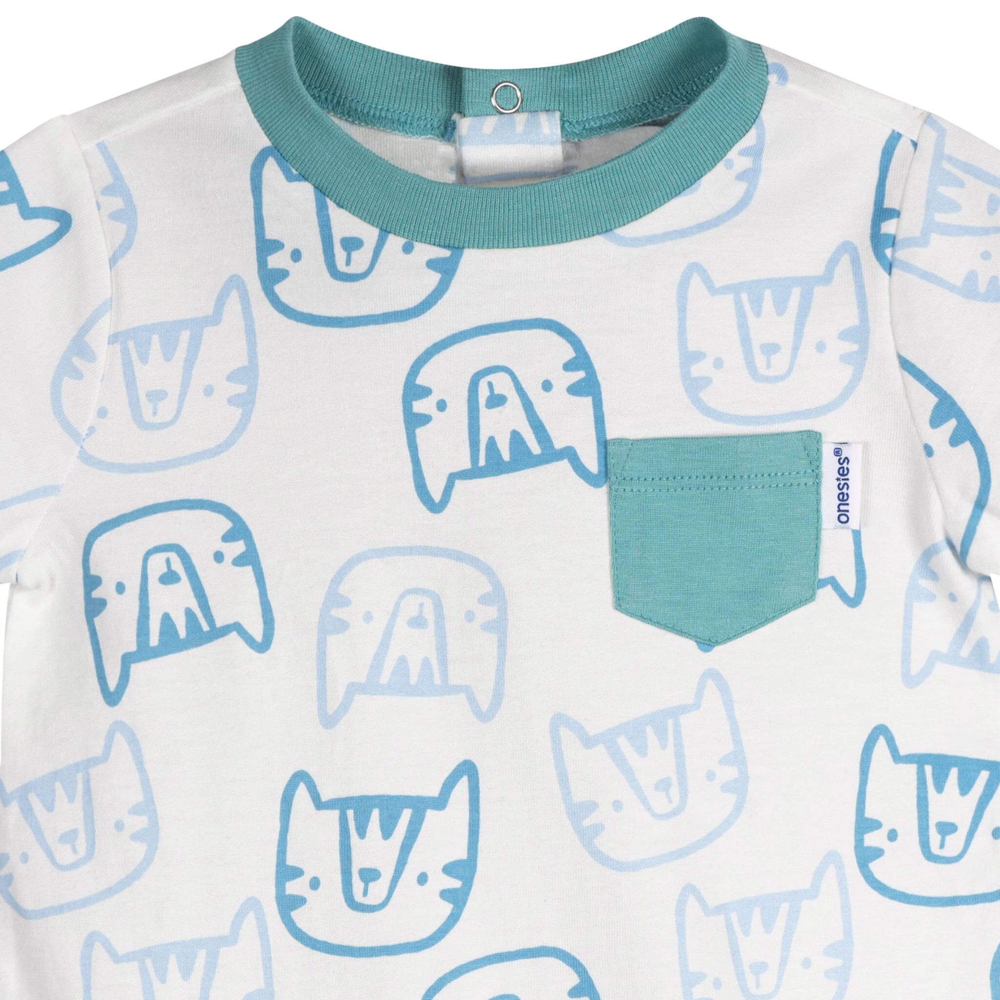 3-Pack Baby Boys Critters Rompers - Image 3