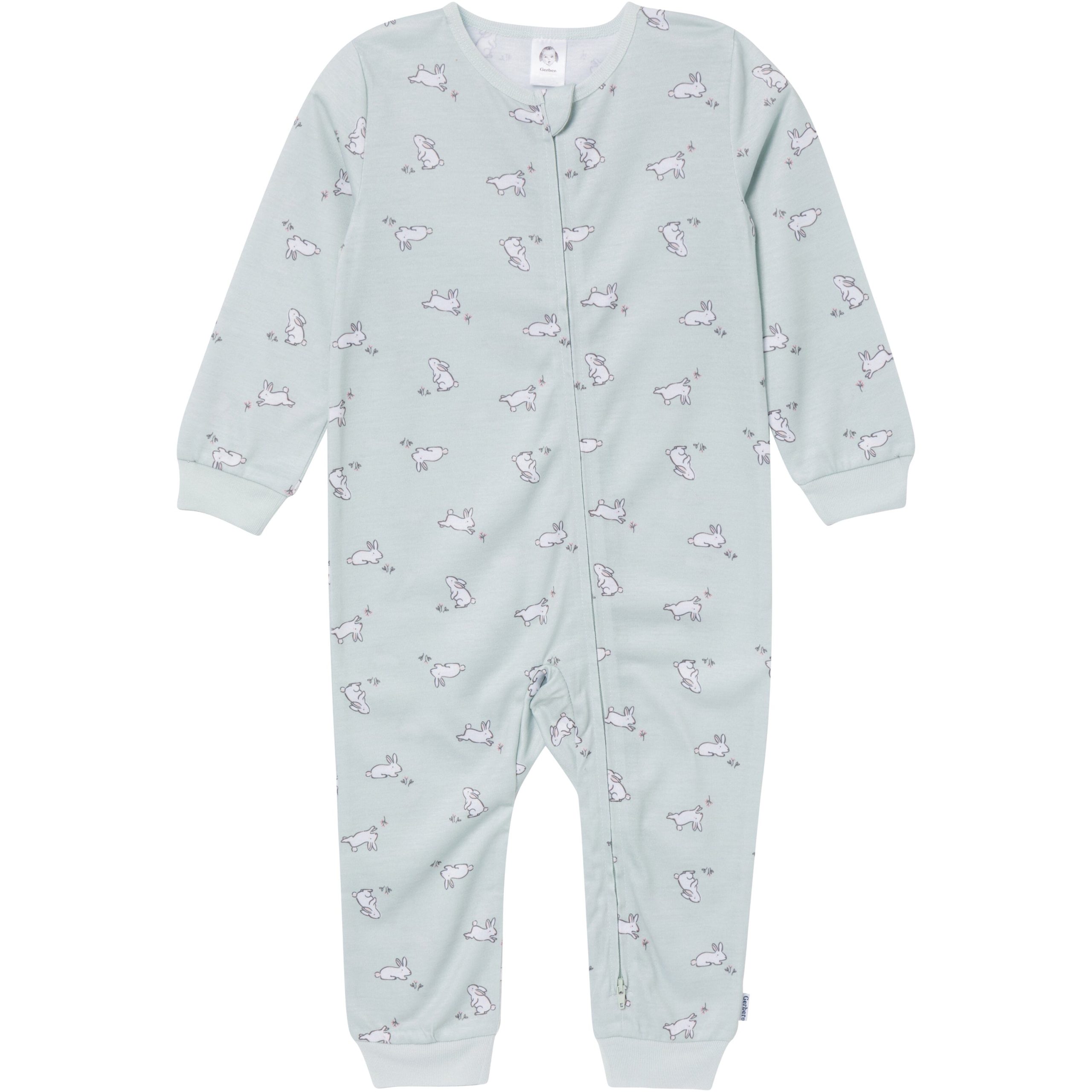 3-Pack Infant & Toddler Girls Bunnies Footless Pajamas - Image 4