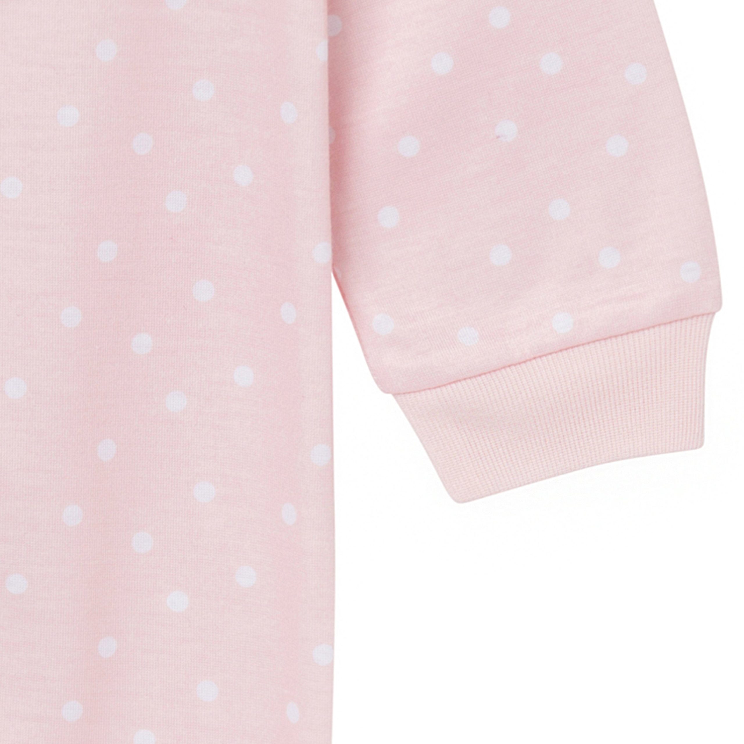 3-Pack Infant & Toddler Girls Bunnies Footless Pajamas - Image 7