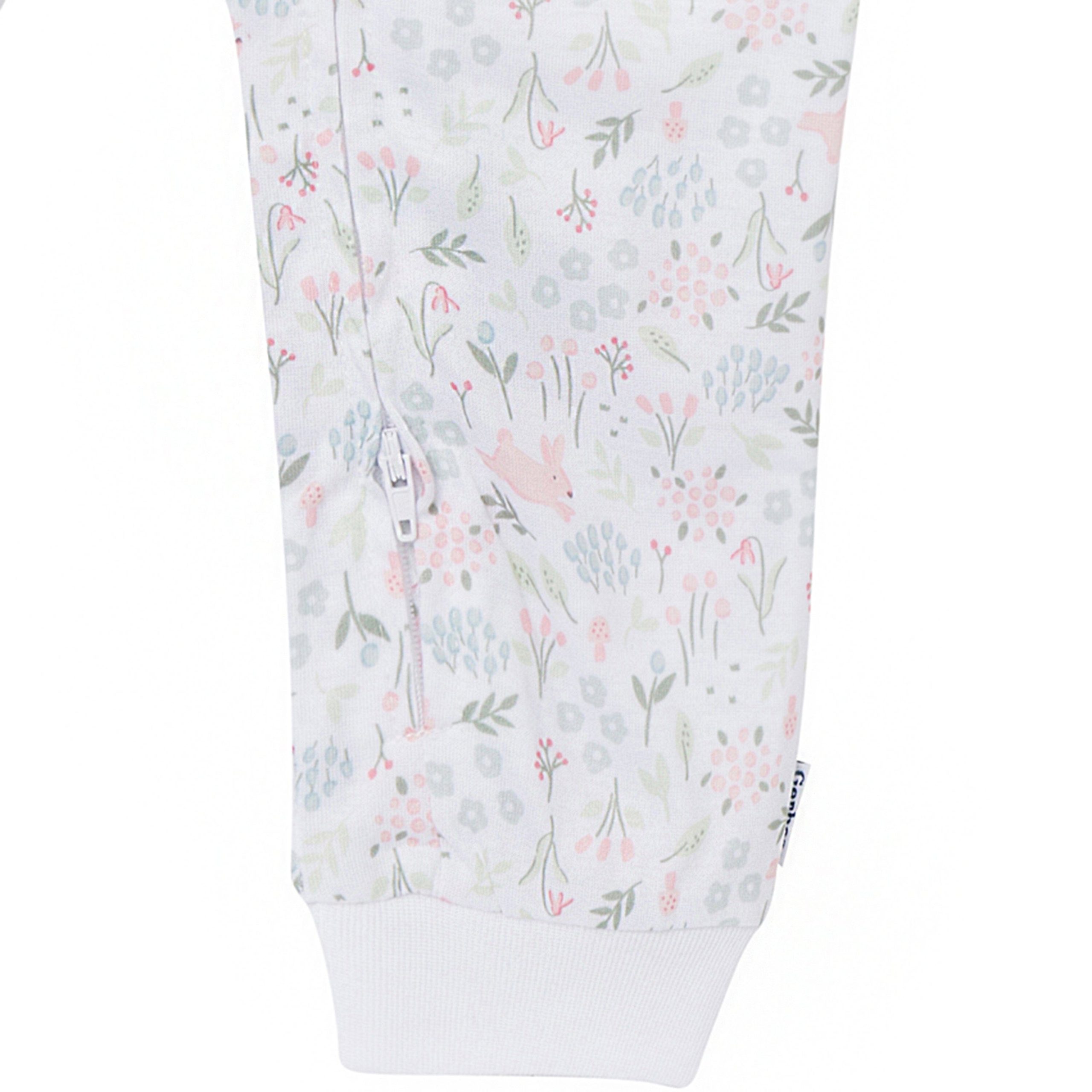 3-Pack Infant & Toddler Girls Bunnies Footless Pajamas - Image 9