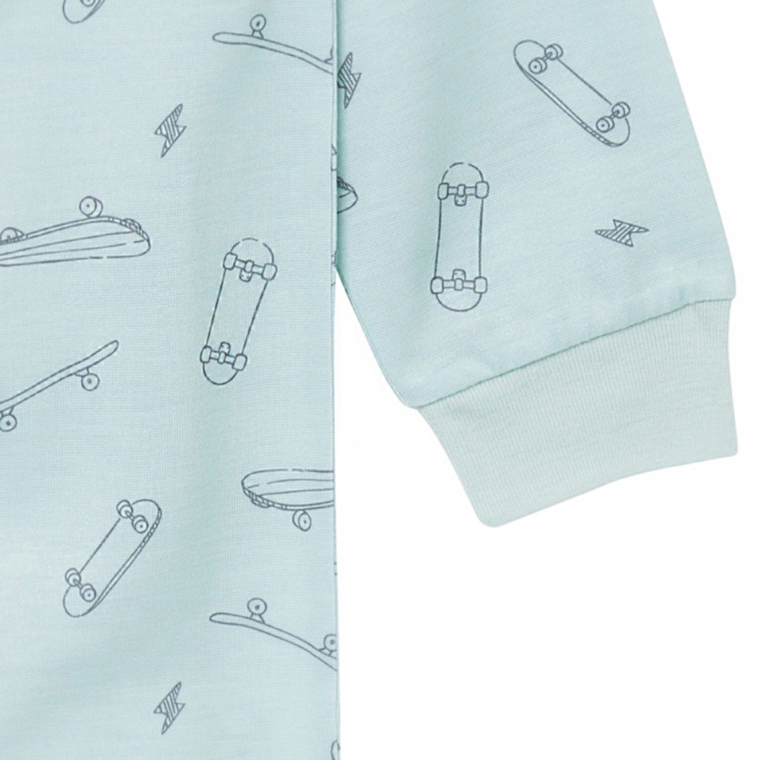 3-Pack Infant & Toddler Boys Skate Footless Pajamas - Image 7