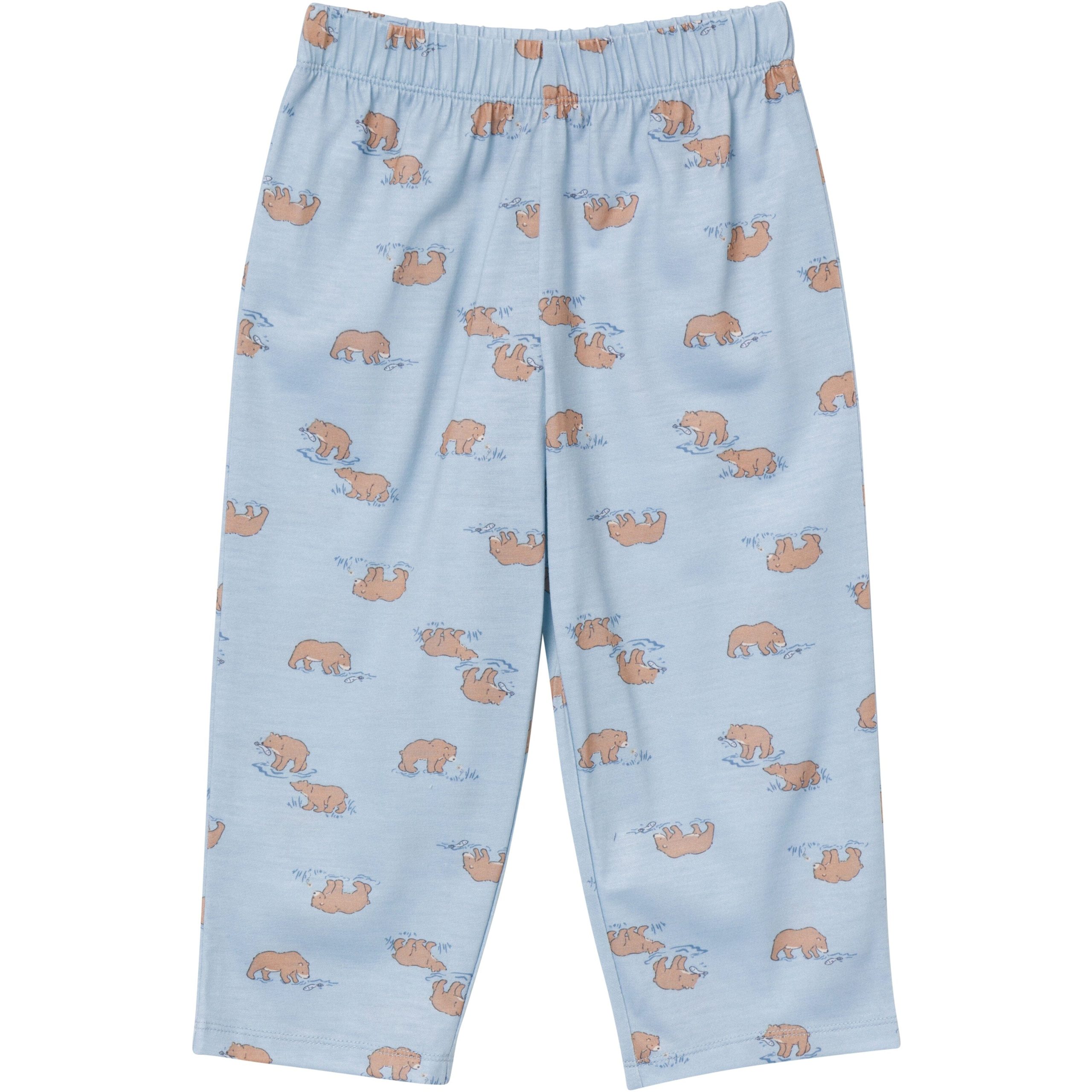 3-Piece Toddler Boys Bear T-Shirt, Shorts & Pants Pajama Set - Image 7