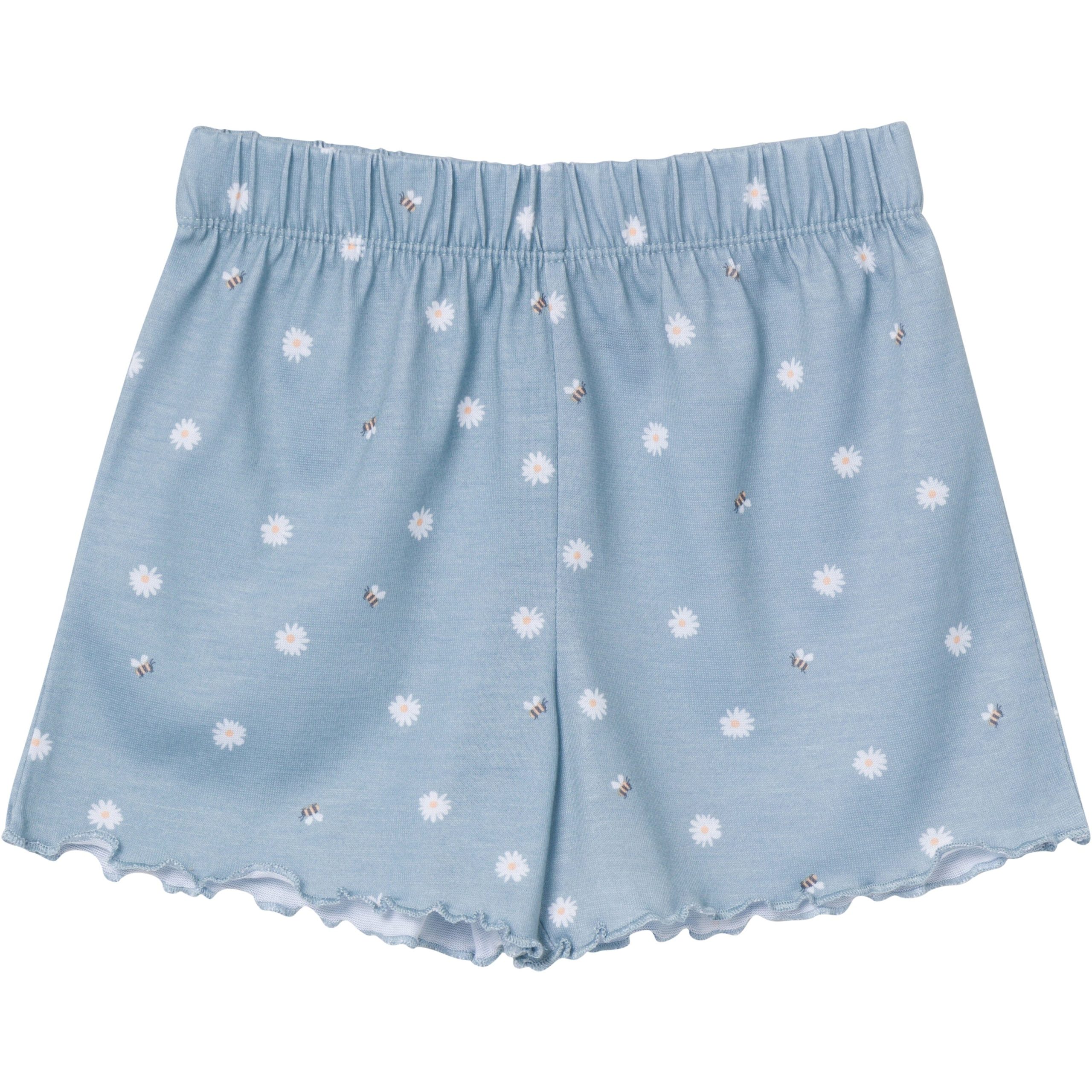 3-Piece Toddler Girls Daisies T-Shirt, Shorts & Pants Pajama Set - Image 5