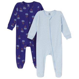 2-Pack Baby Girls Hydrangeas Sleep 'N Play