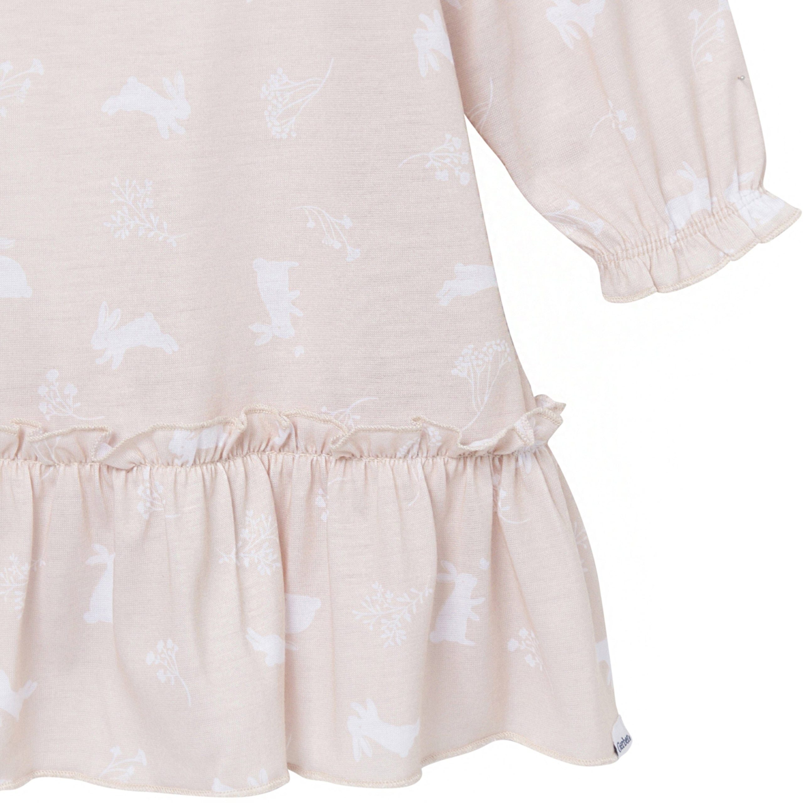 2-Pack Toddler Girls Bunny Long Sleeve Nightgowns - Image 5