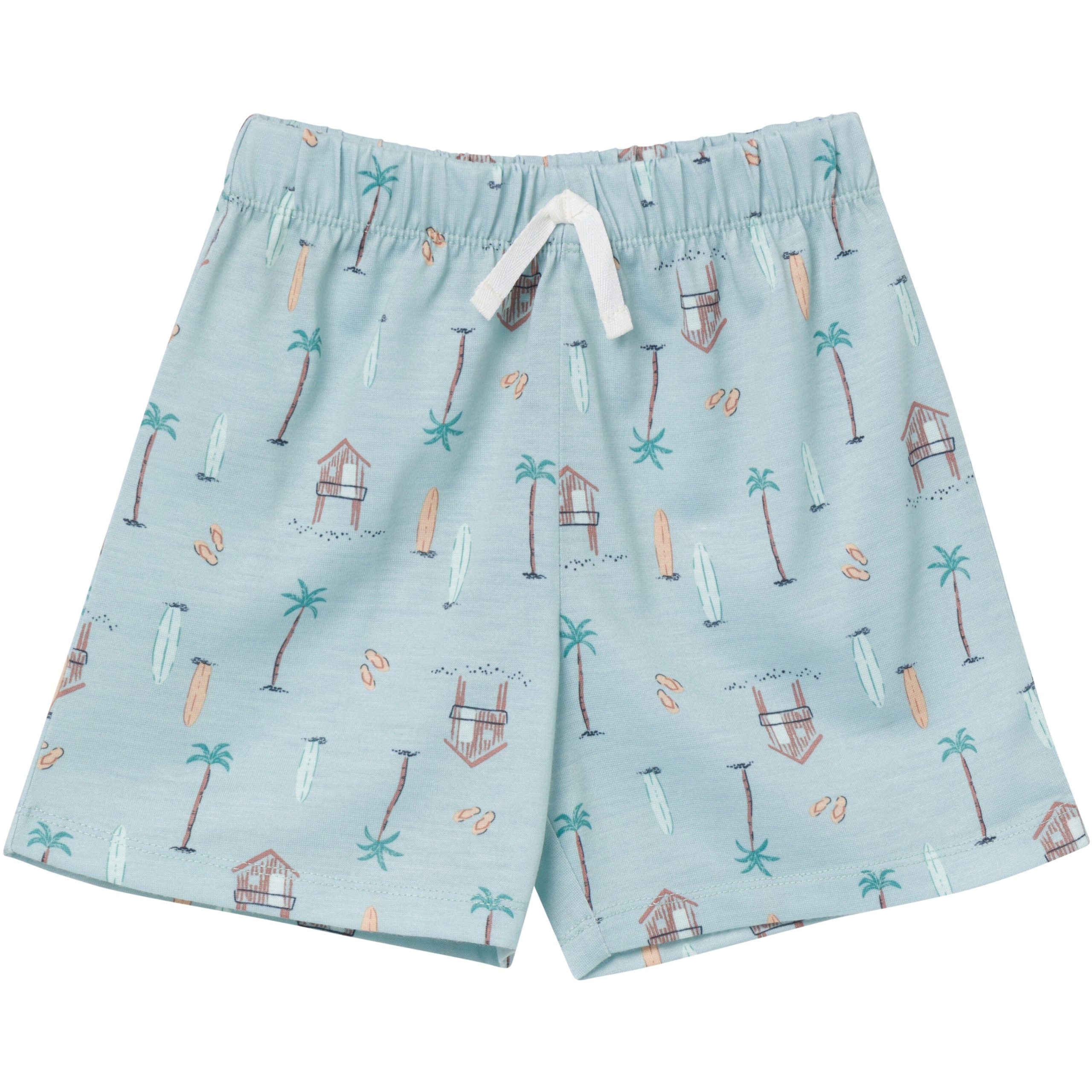 2-Piece Toddler Boys Sea Pajama Shorts Set - Image 4