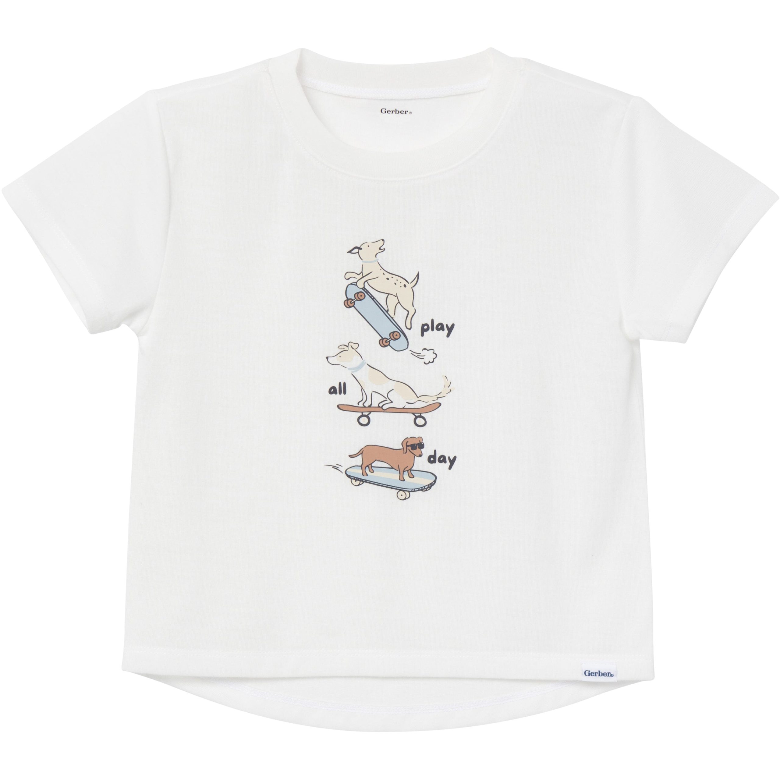 2-Piece Toddler Boys Dog Pajama Shorts Set - Image 5