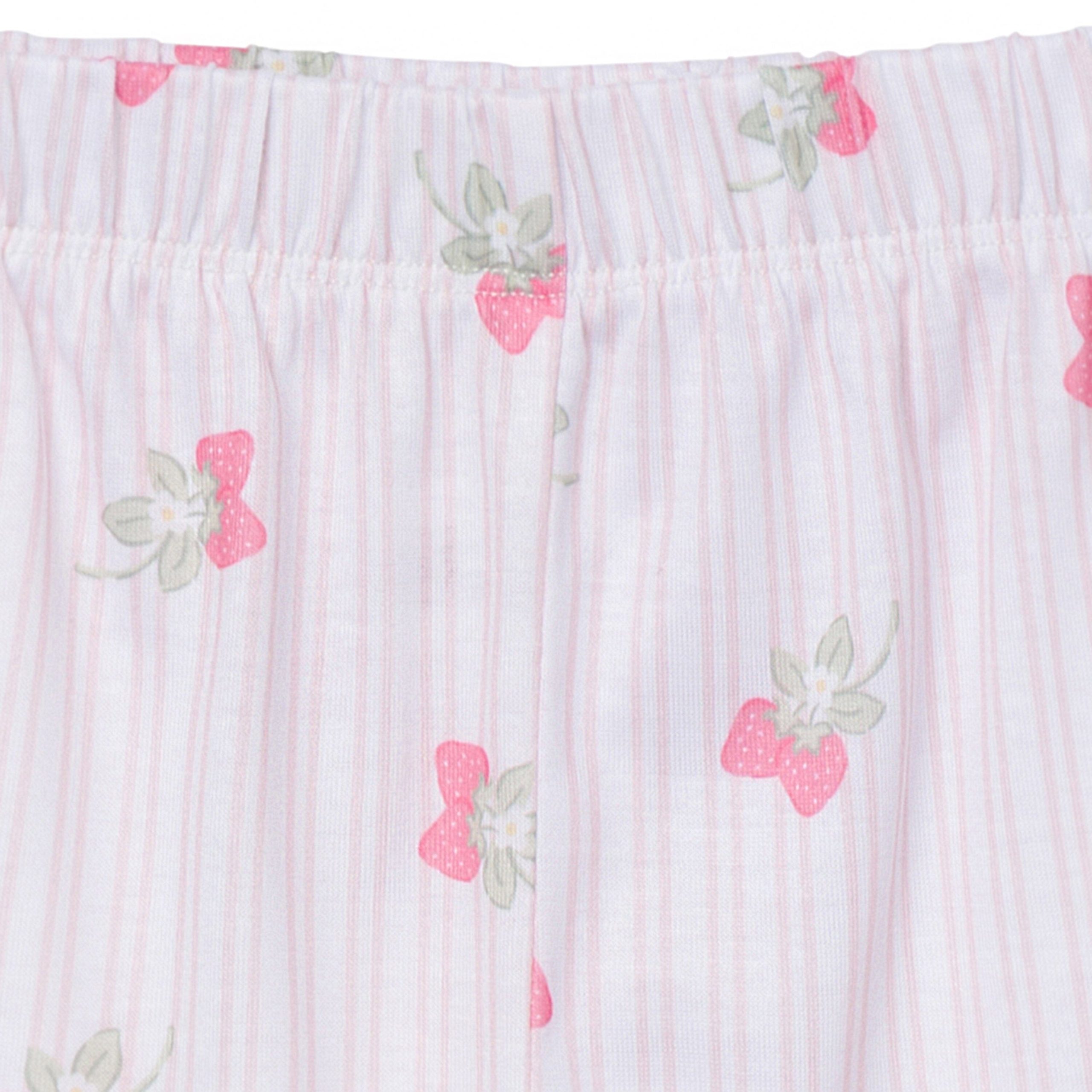 2-Piece Infant & Toddler Girls Berries Button Up Pajama Set - Image 9