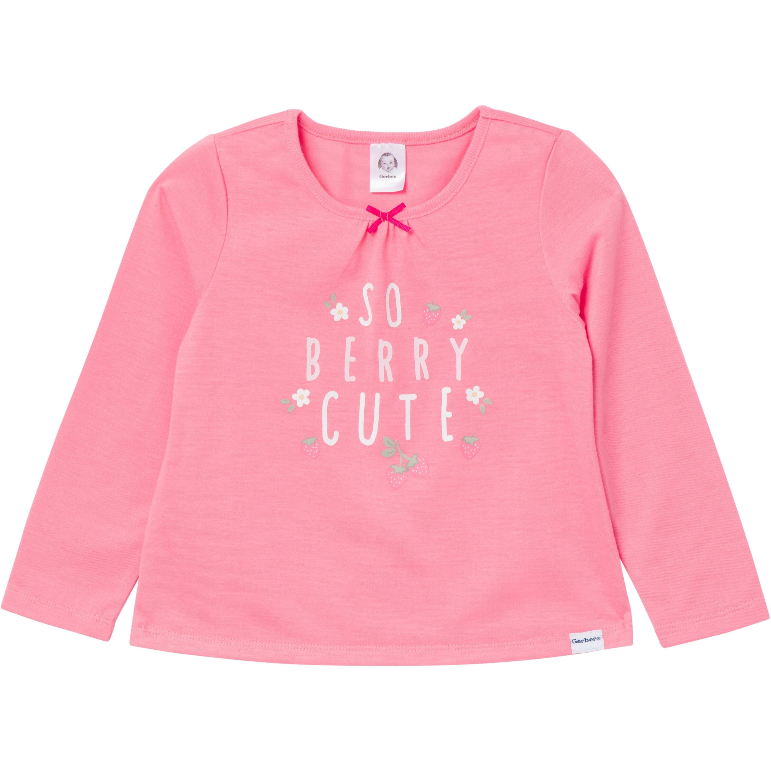 2-Piece Toddler Girls Berry Pajama Set - Image 2